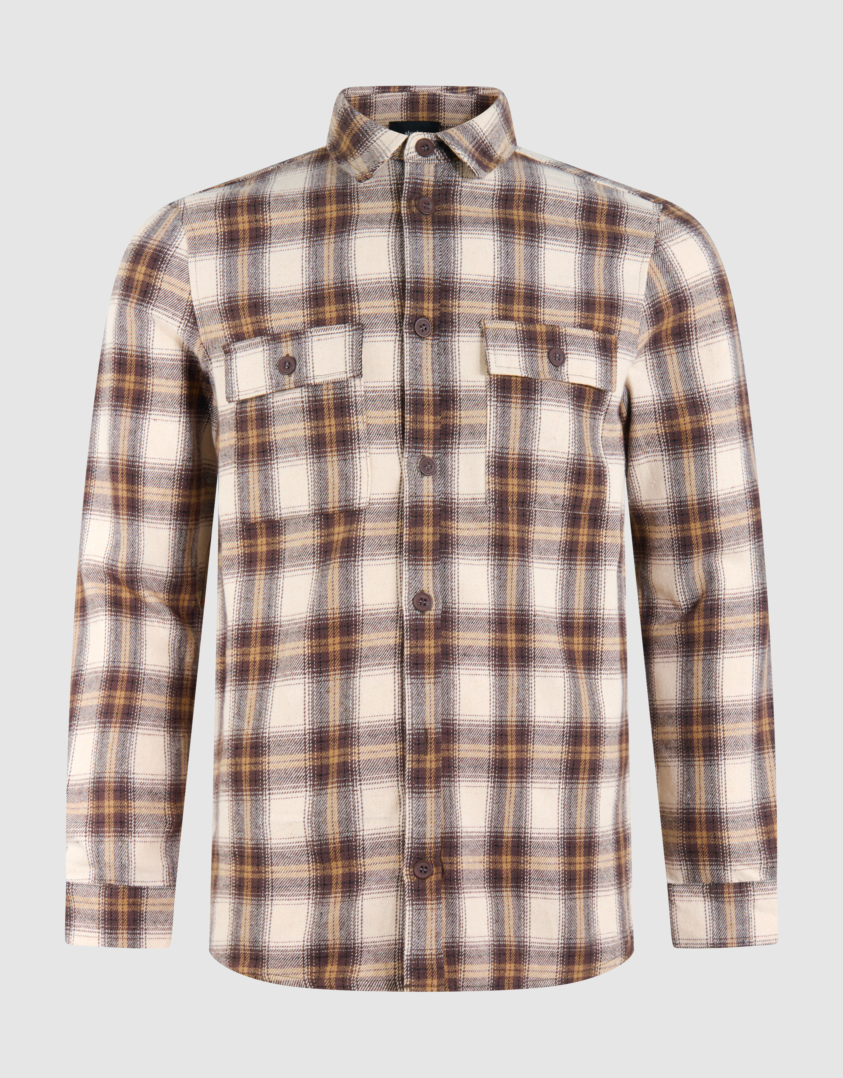 Ruiten Hemd Hellbraun SHOEBY MEN