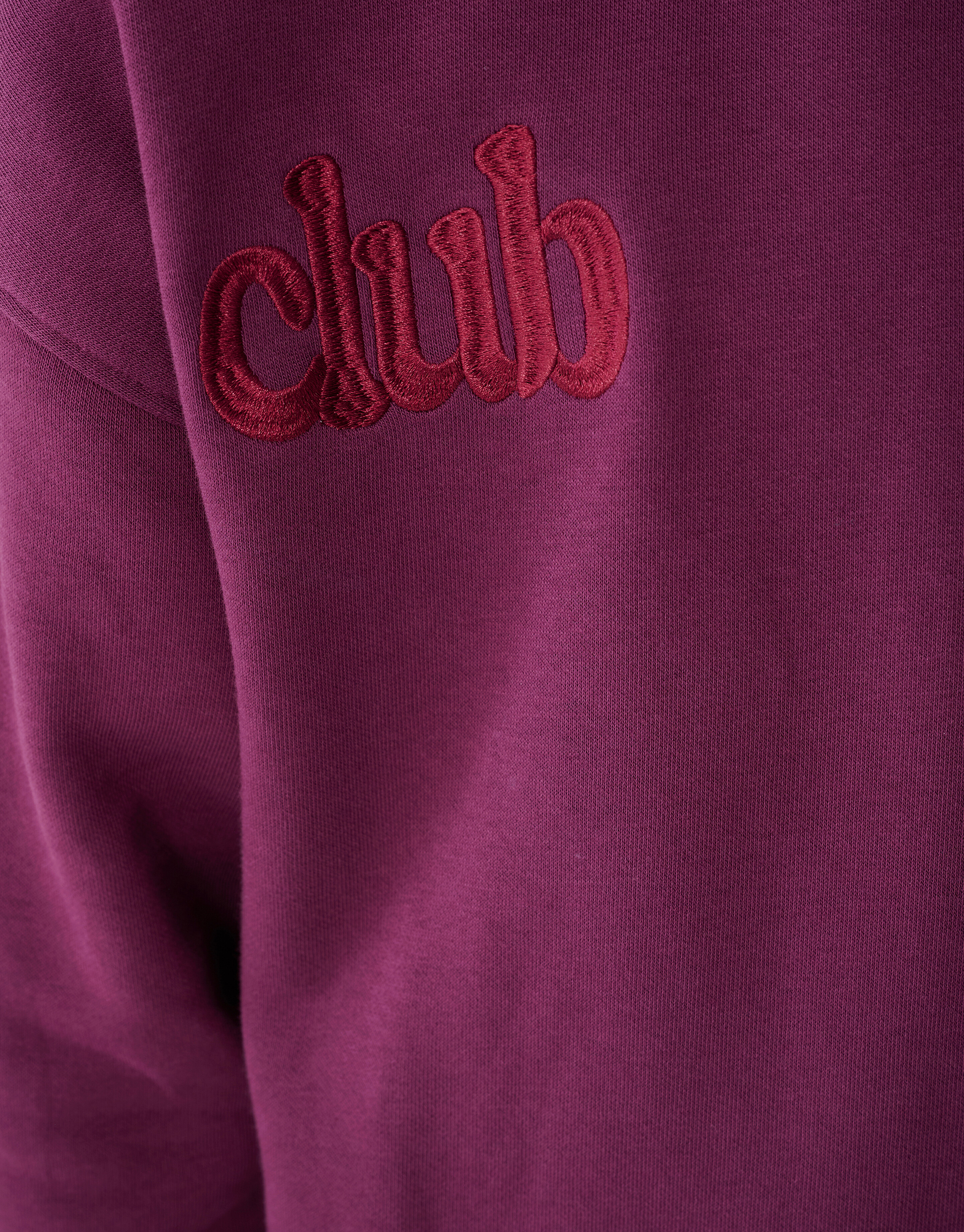 Club Stickerei Hoodie Dunkelrot SHOEBY BOYS