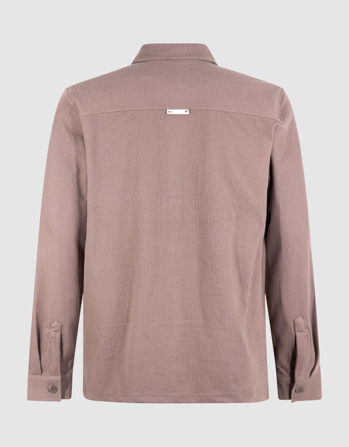 Strukturiertes Overshirt Hellbraun SHOEBY MEN