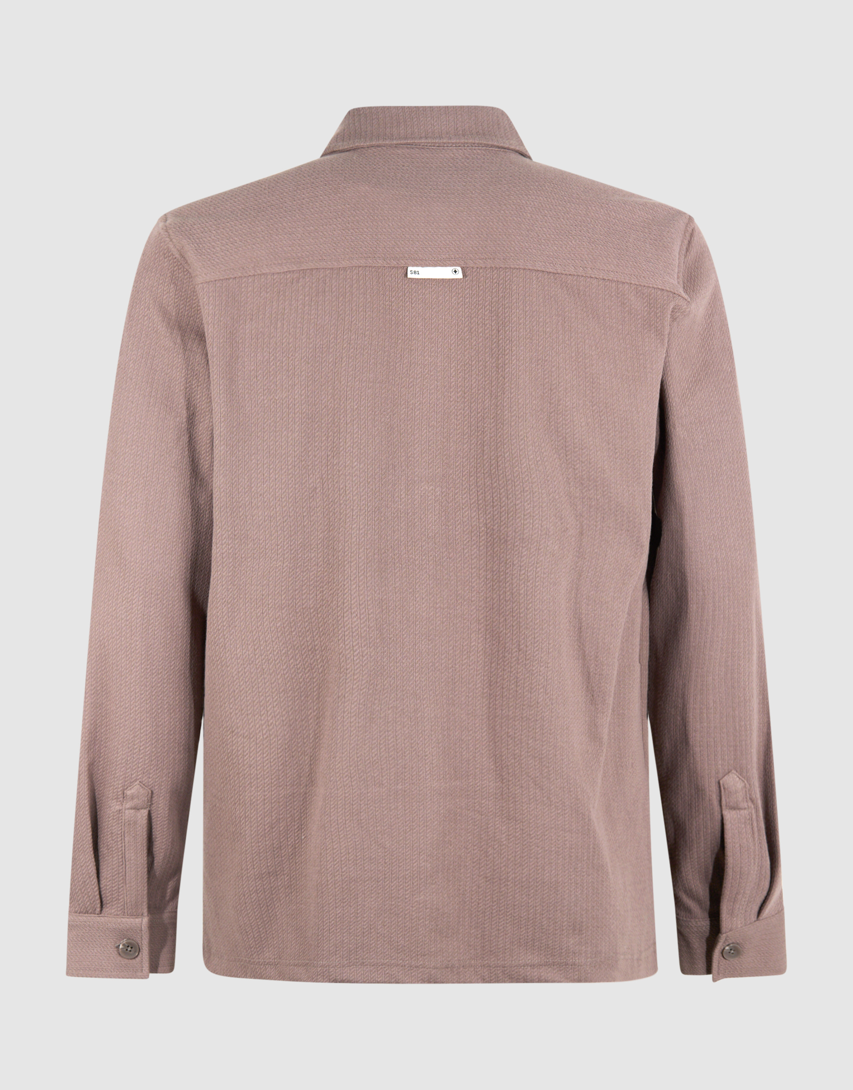 Strukturiertes Overshirt Hellbraun SHOEBY MEN