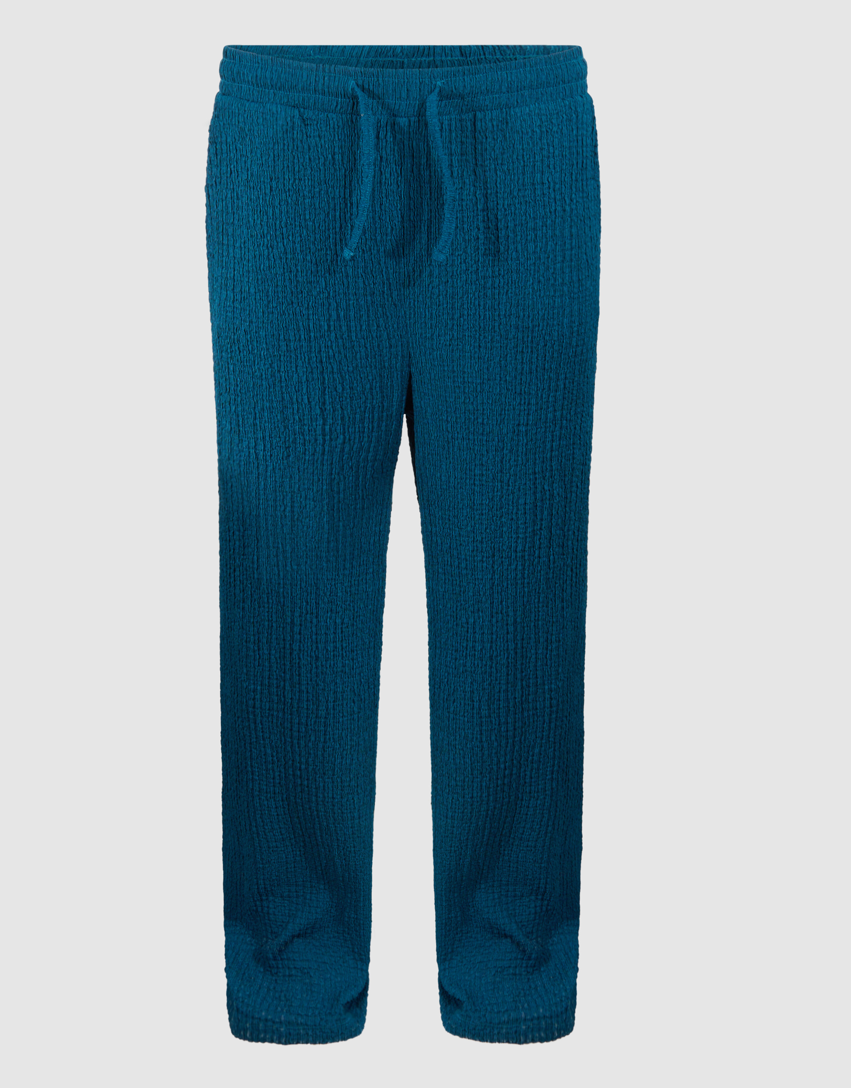 Crinkle-Hose mit weitem Bein Dunkelblau SHOEBY WOMEN