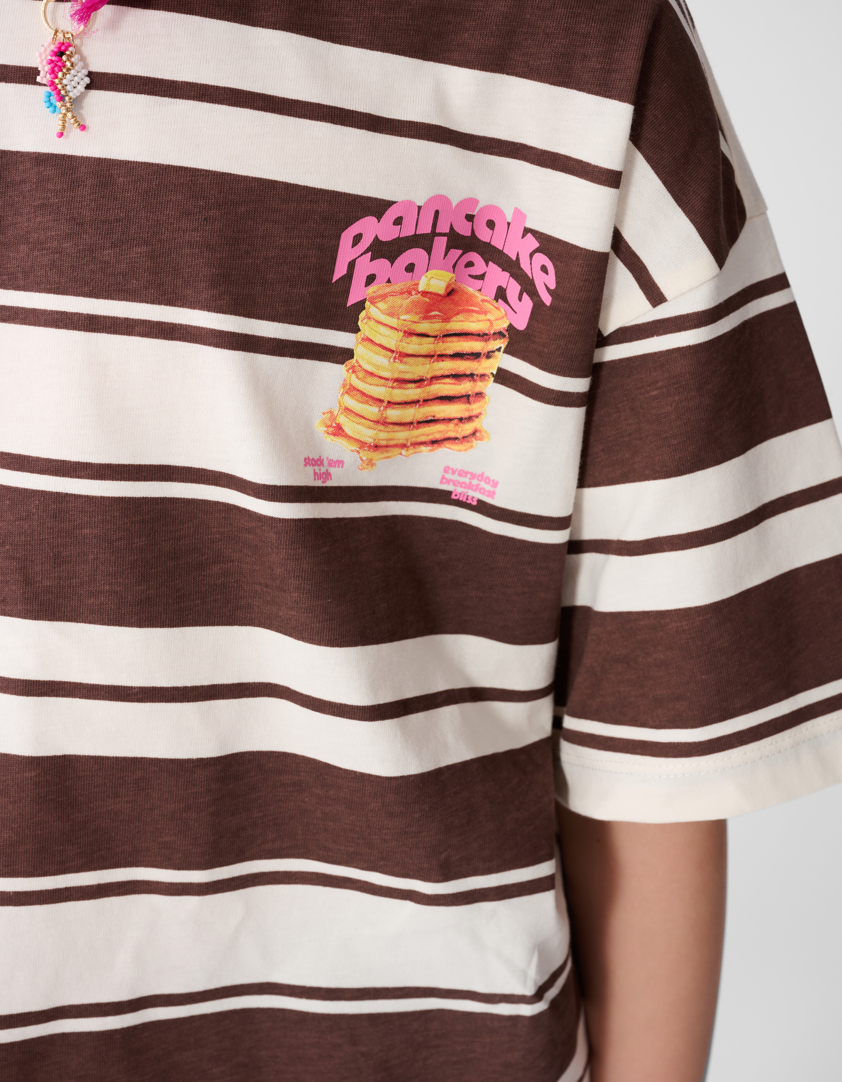 Pancake Bakery Artwork T-Shirt Braun SHOEBY GIRLS