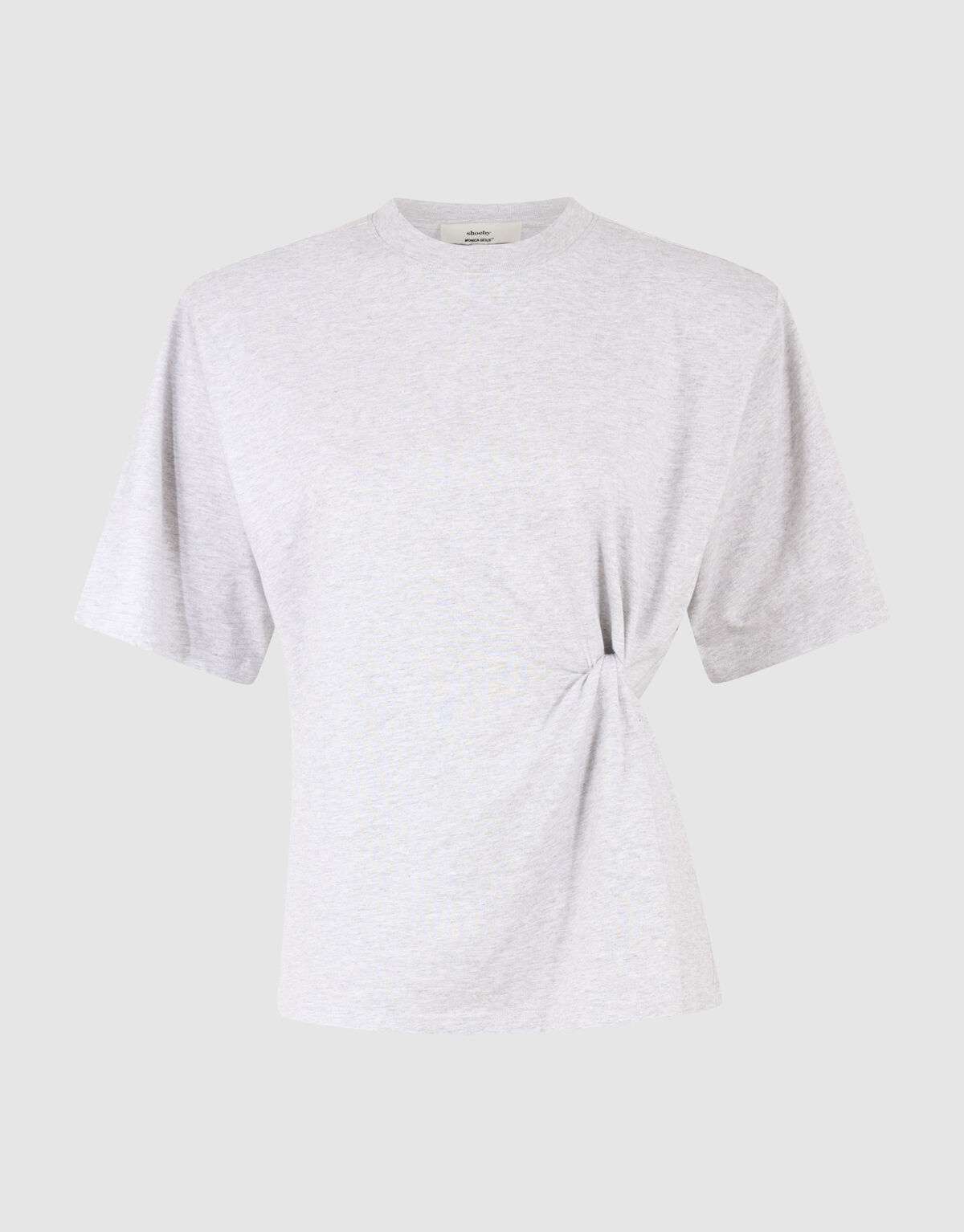 Oversized Knot T-Shirt Hellgrau Von Monica SHOEBY WOMEN