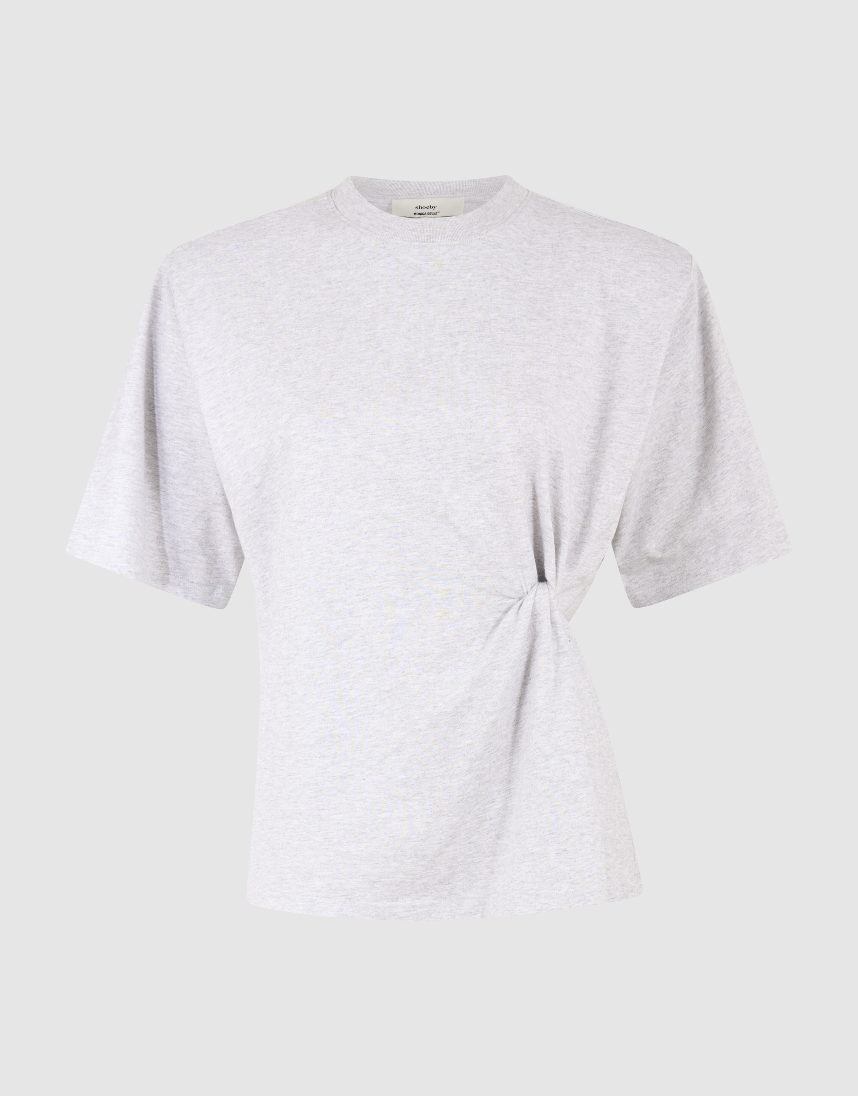 Oversized Knot T-Shirt Hellgrau Von Monica SHOEBY WOMEN