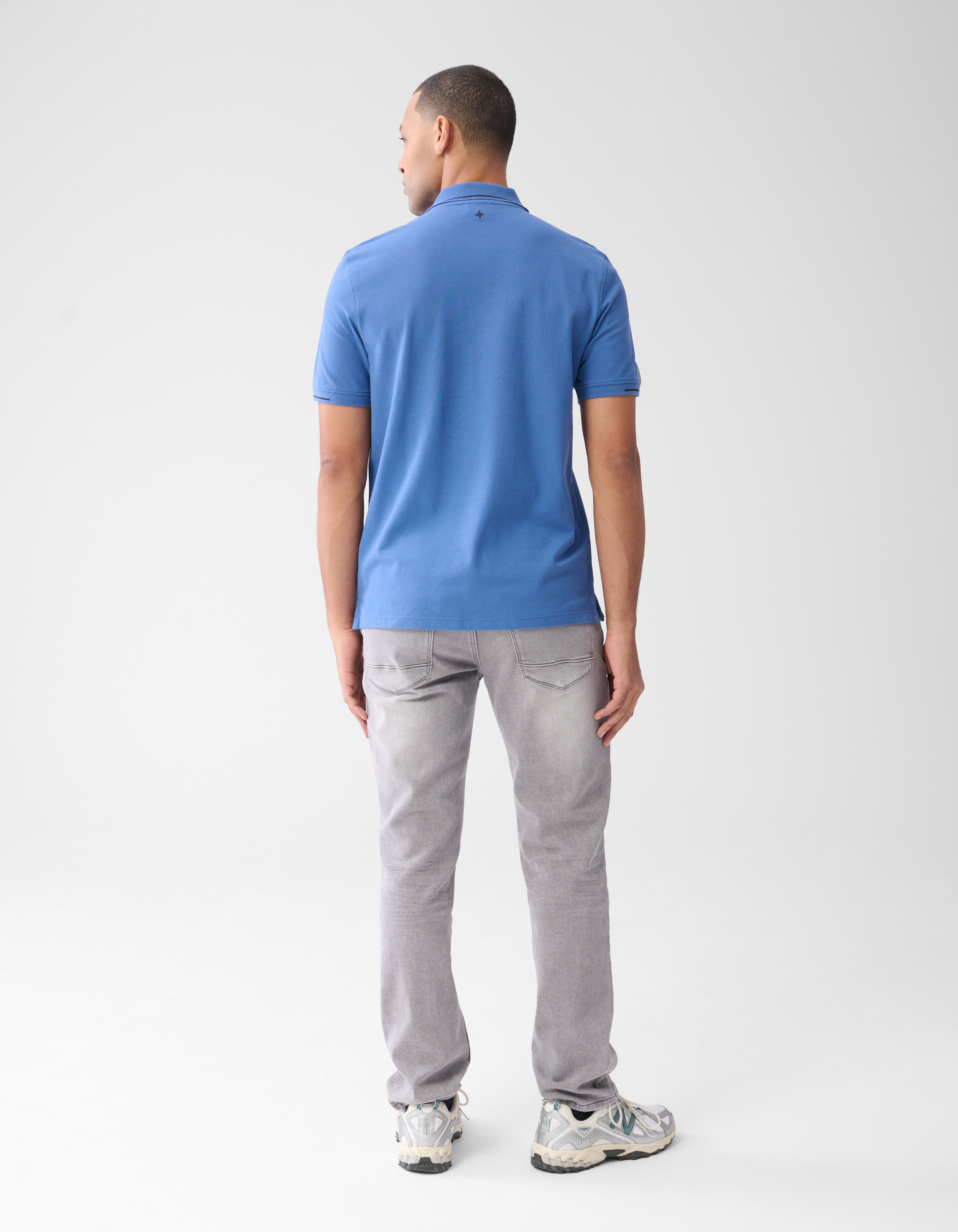 Pique Polo Blau SHOEBY MEN