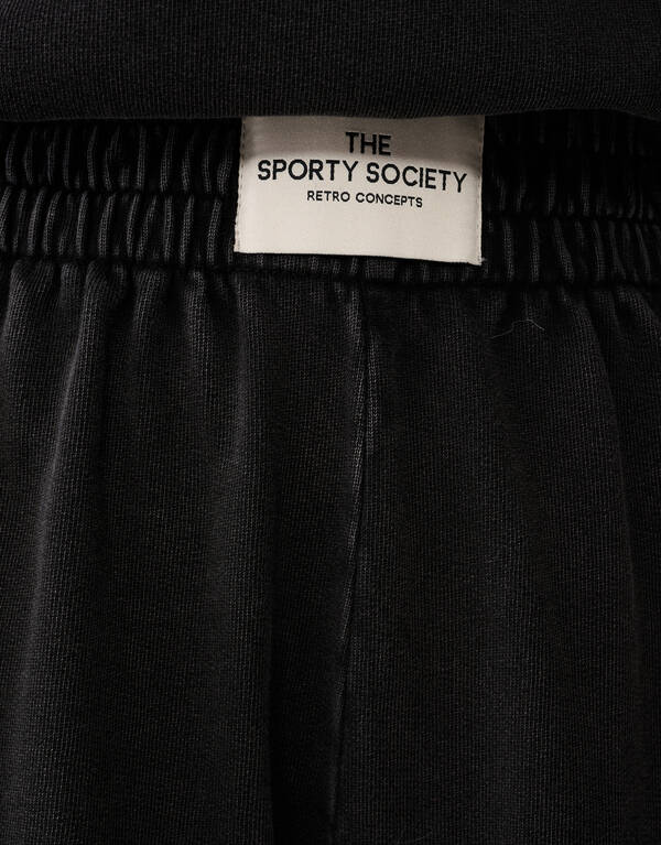 Gewaschene Sweat-Shorts Dunkelgrau SHOEBY WOMEN