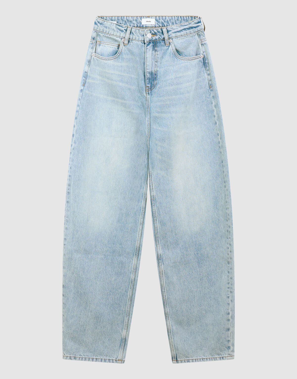Heavy Barrel Fit Jeans Hellblau SHOEBY WOMEN