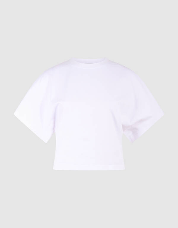 Big Sleeve T-Shirt Wei&szlig; von Monica SHOEBY WOMEN