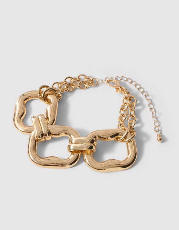 Square Armband Gold SHOEBY ACCESSOIRES