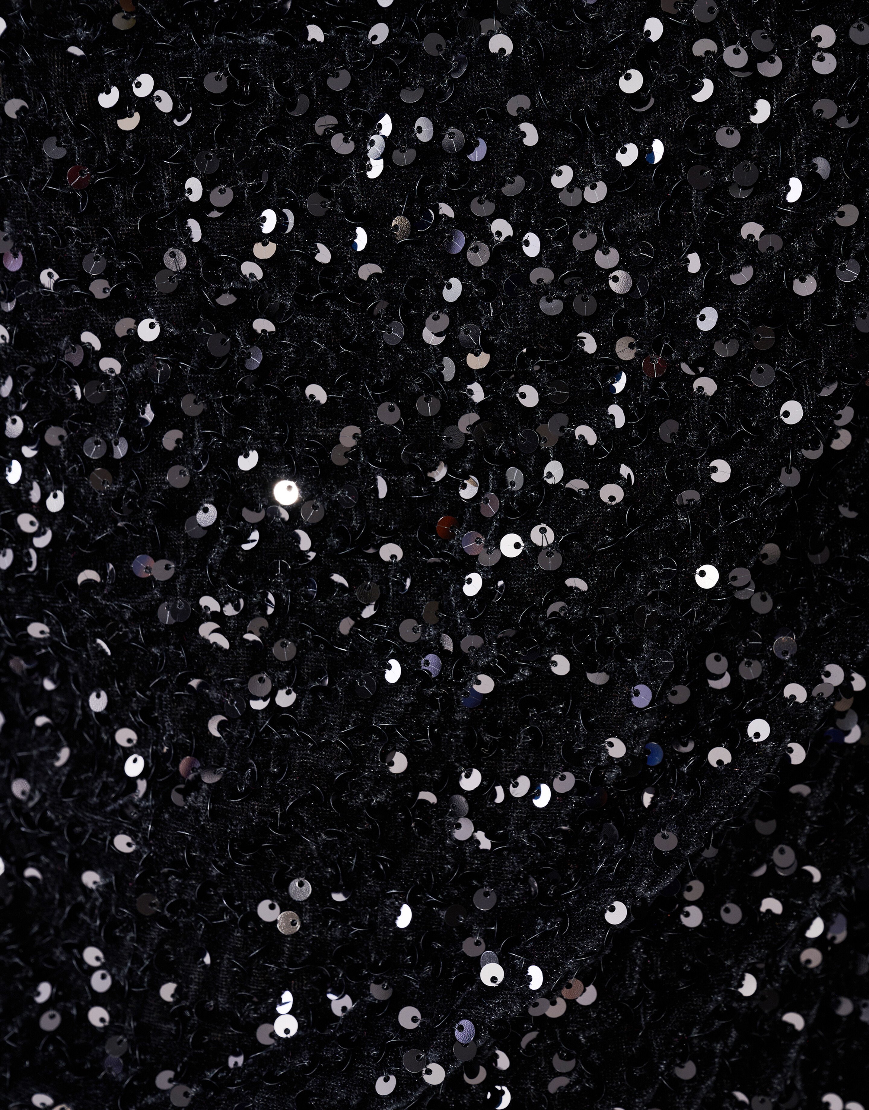 Pailletten-Wasserfall-Top Schwarz SHOEBY WOMEN