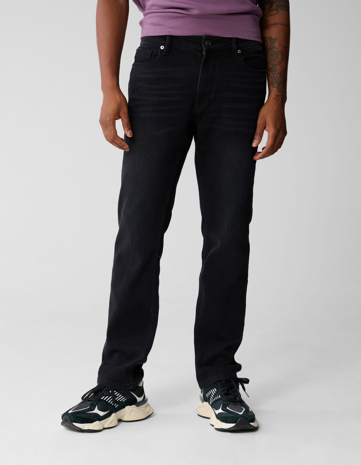 Straight Fit Jeans Dunkelgrau L34 SHOEBY MEN