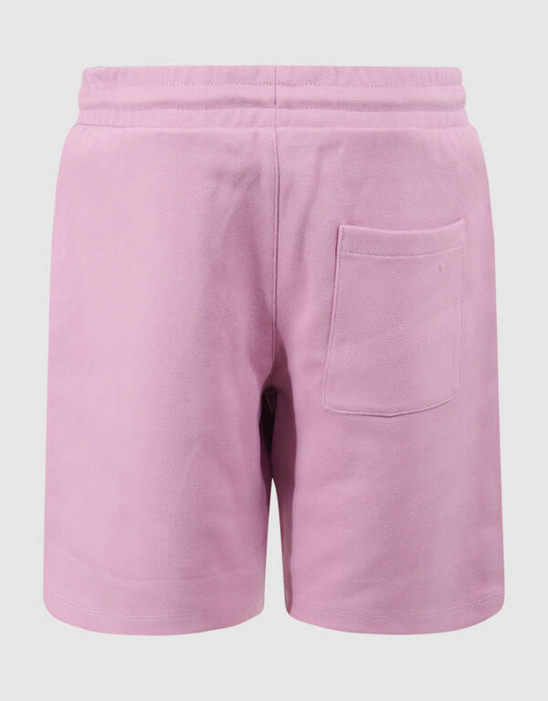 Piqu&eacute;-Label-Short Rosa SHOEBY BOYS