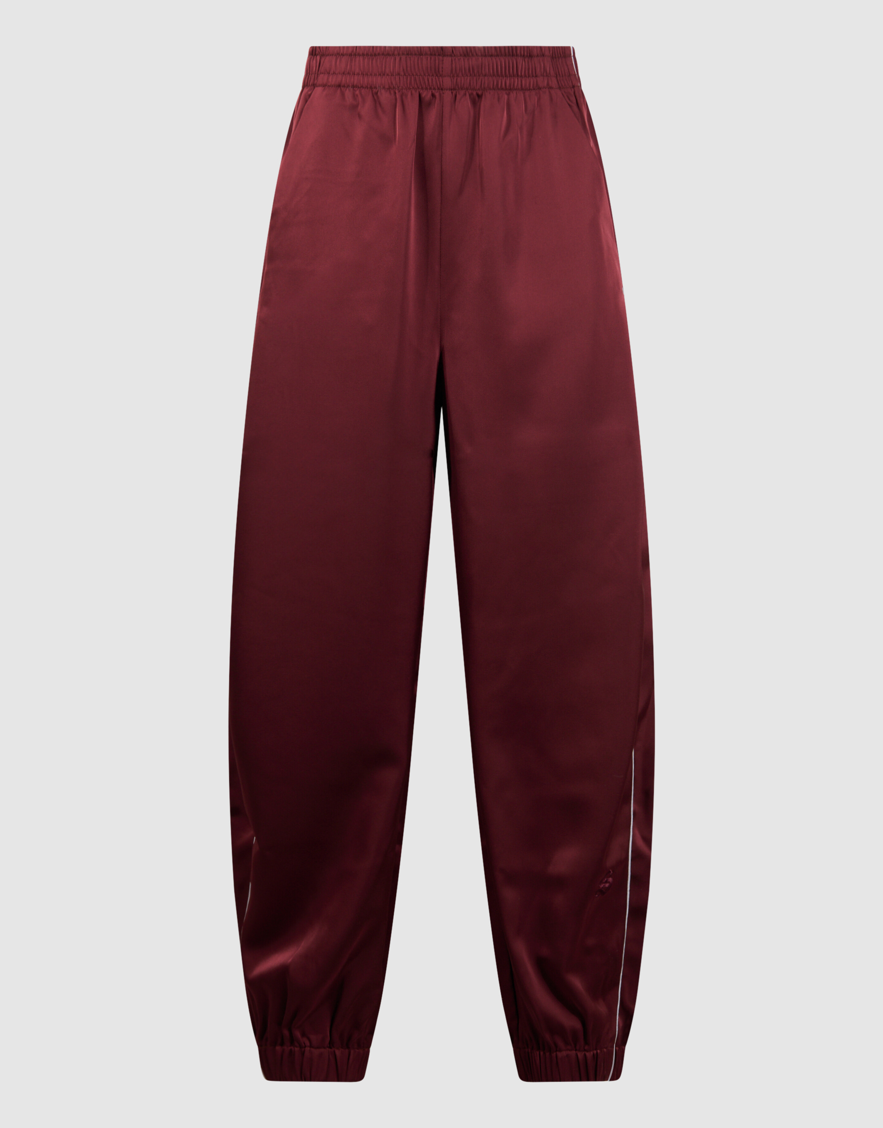 Satin-Kontrast-Jogger Dunkelrot SHOEBY WOMEN