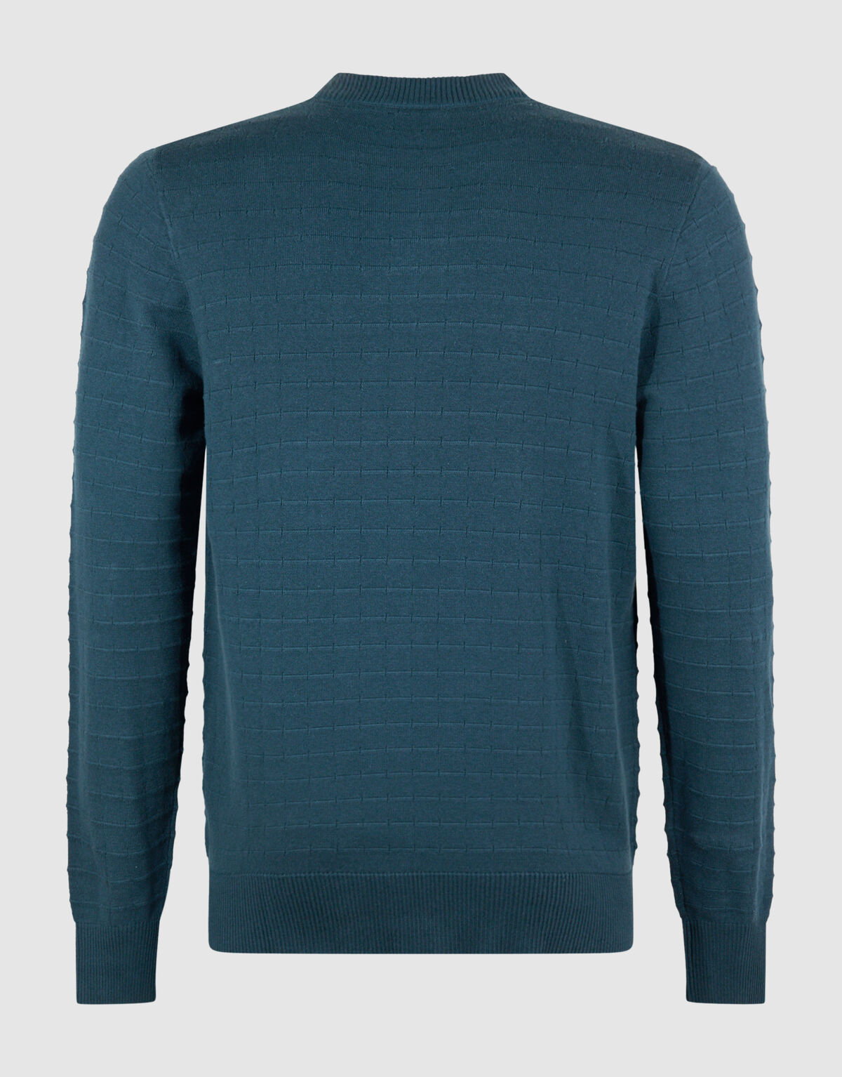 Strukturierter Strickpullover Dunkelgr&uuml;n SHOEBY MEN