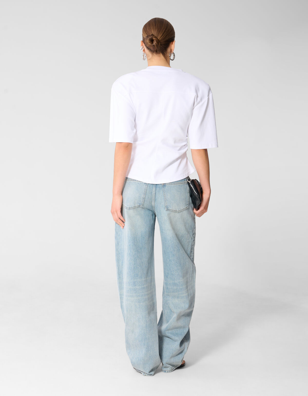 Heavy Barrel Fit Jeans Hellblau SHOEBY WOMEN