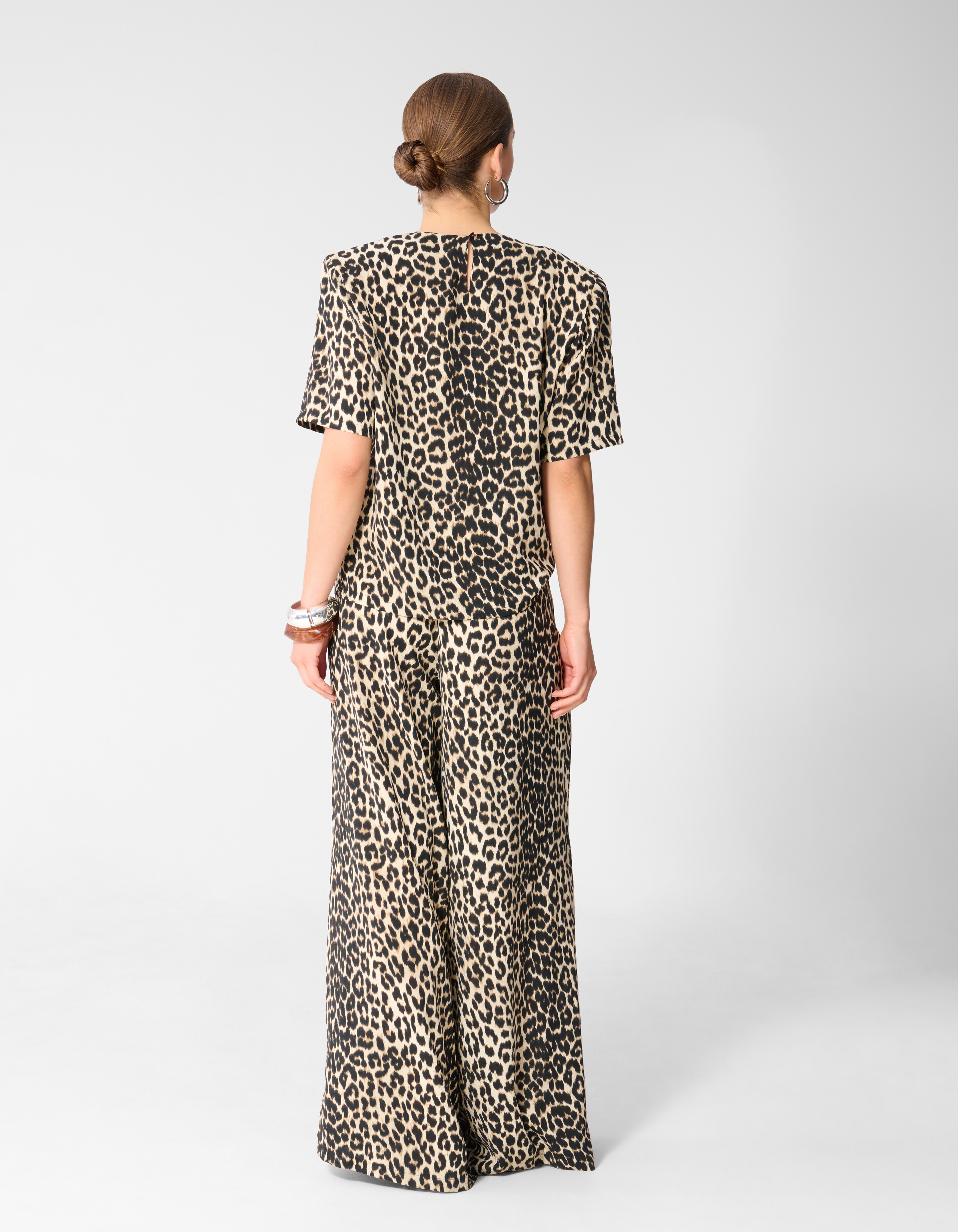 Leopard Twist Top Braun SHOEBY WOMEN
