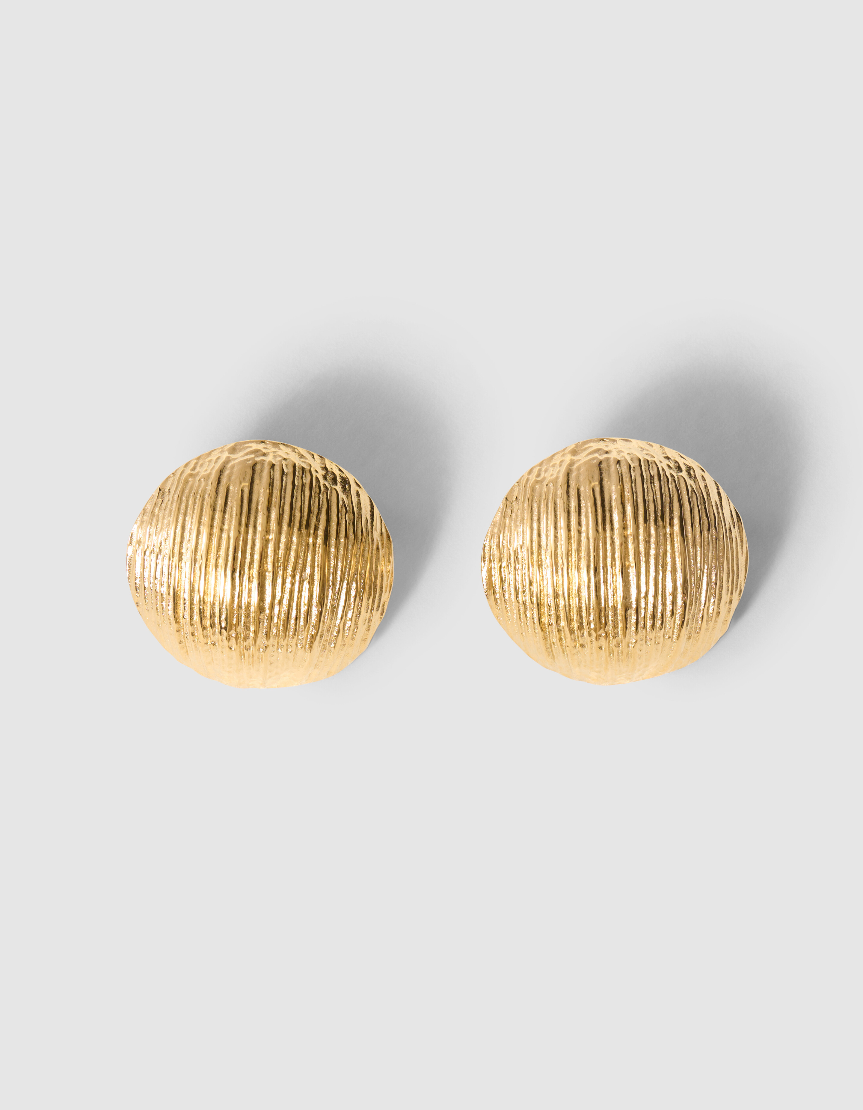Runde Ohrringe Gold SHOEBY ACCESSOIRES