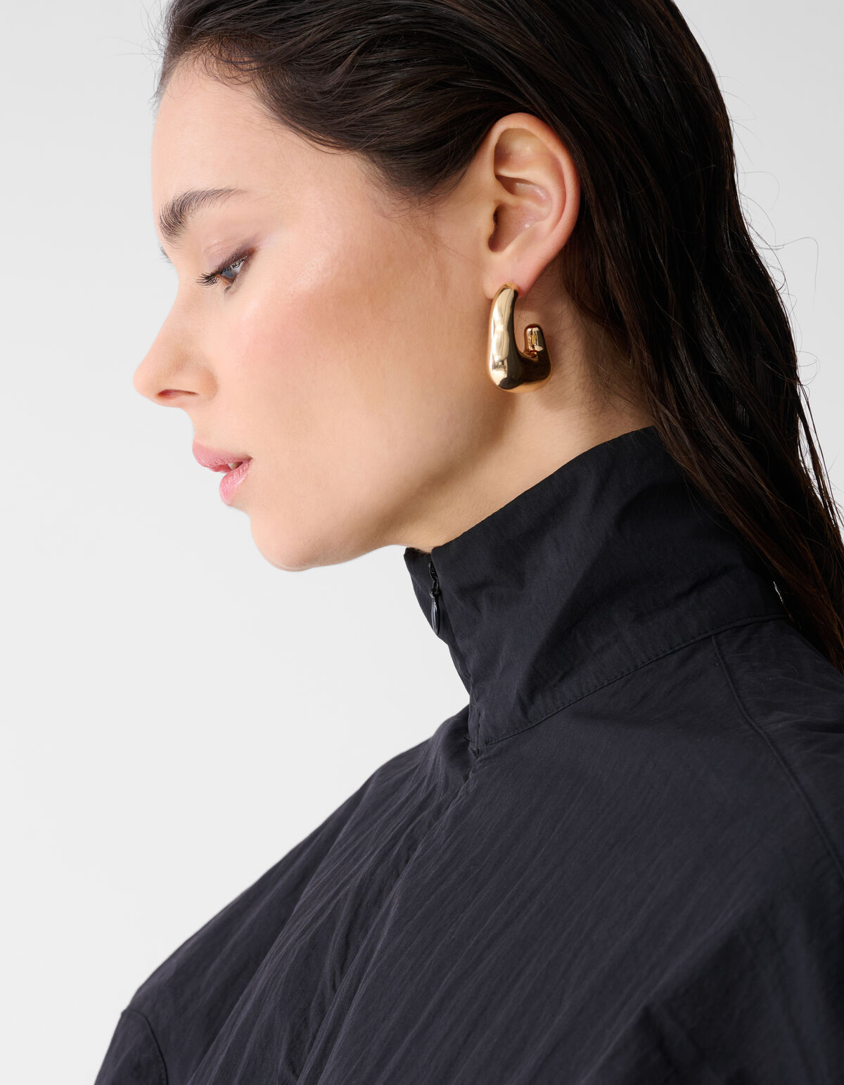 Bulky Hoop Ohrringe Gold SHOEBY ACCESSOIRES