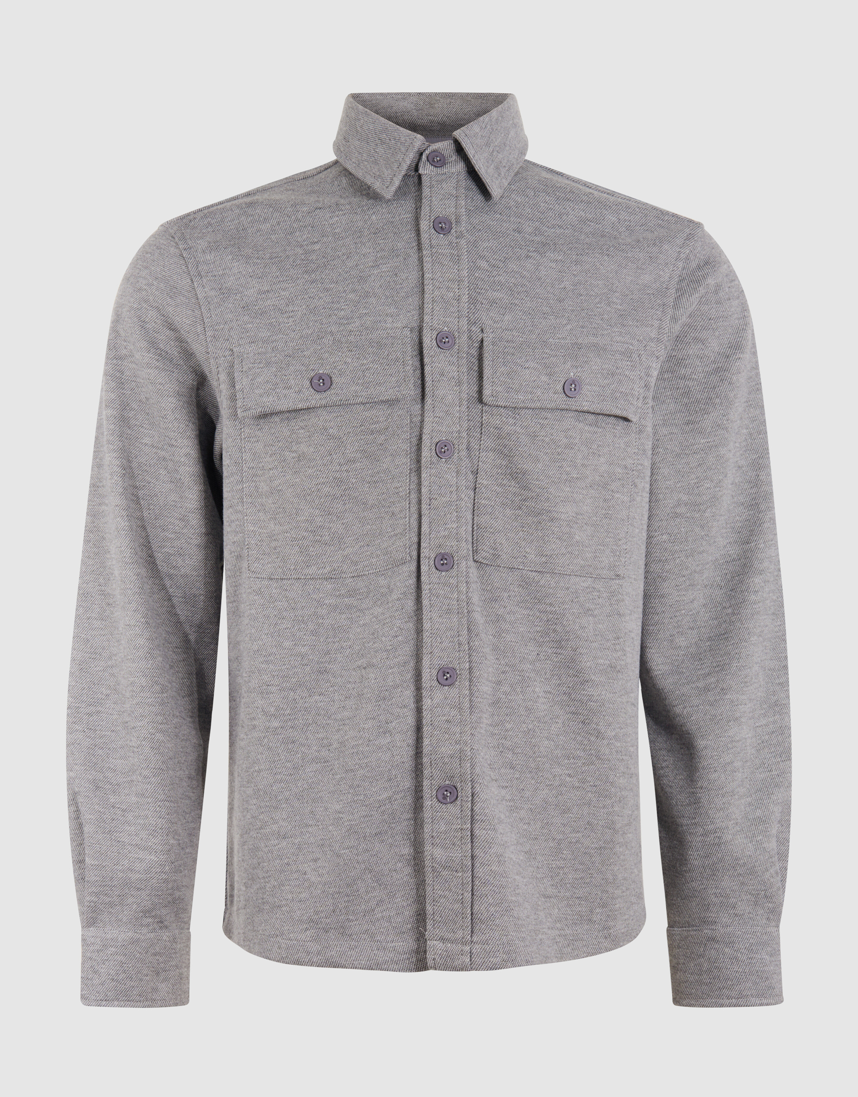 Weiches Overshirt Hellgrau SHOEBY MEN