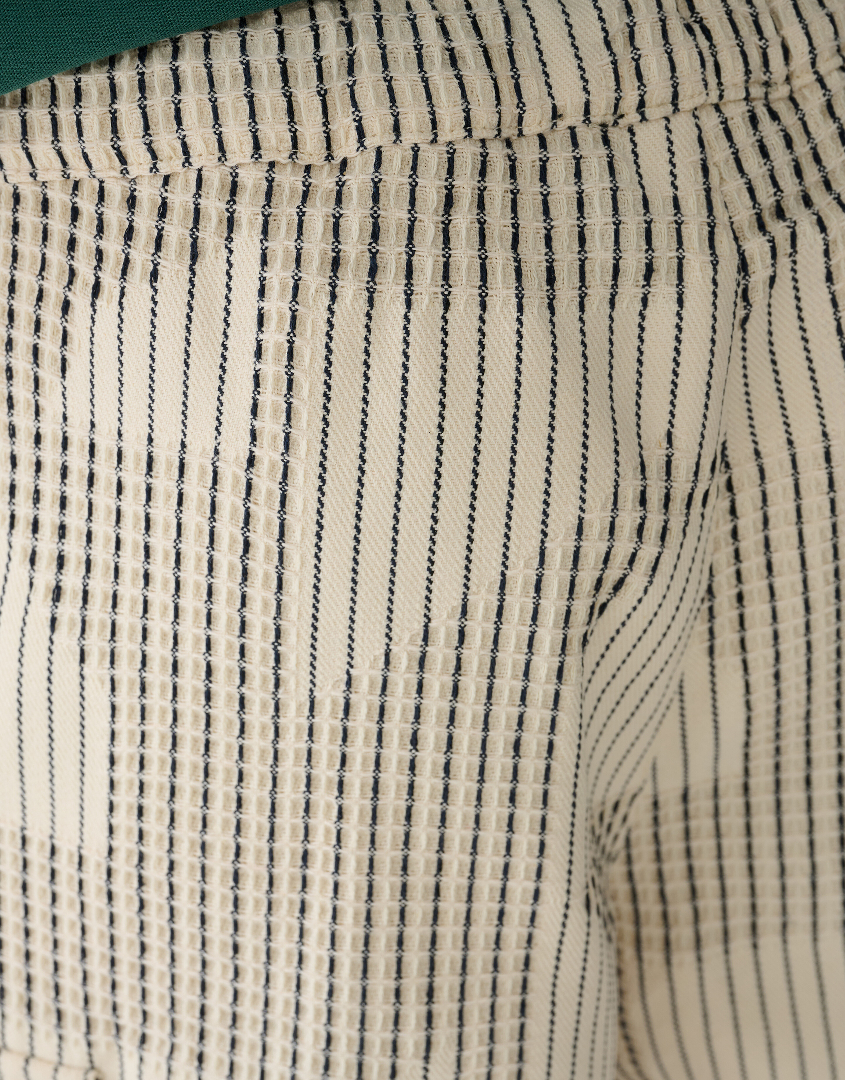 Waffle Stripe Short Off-White SHOEBY BOYS