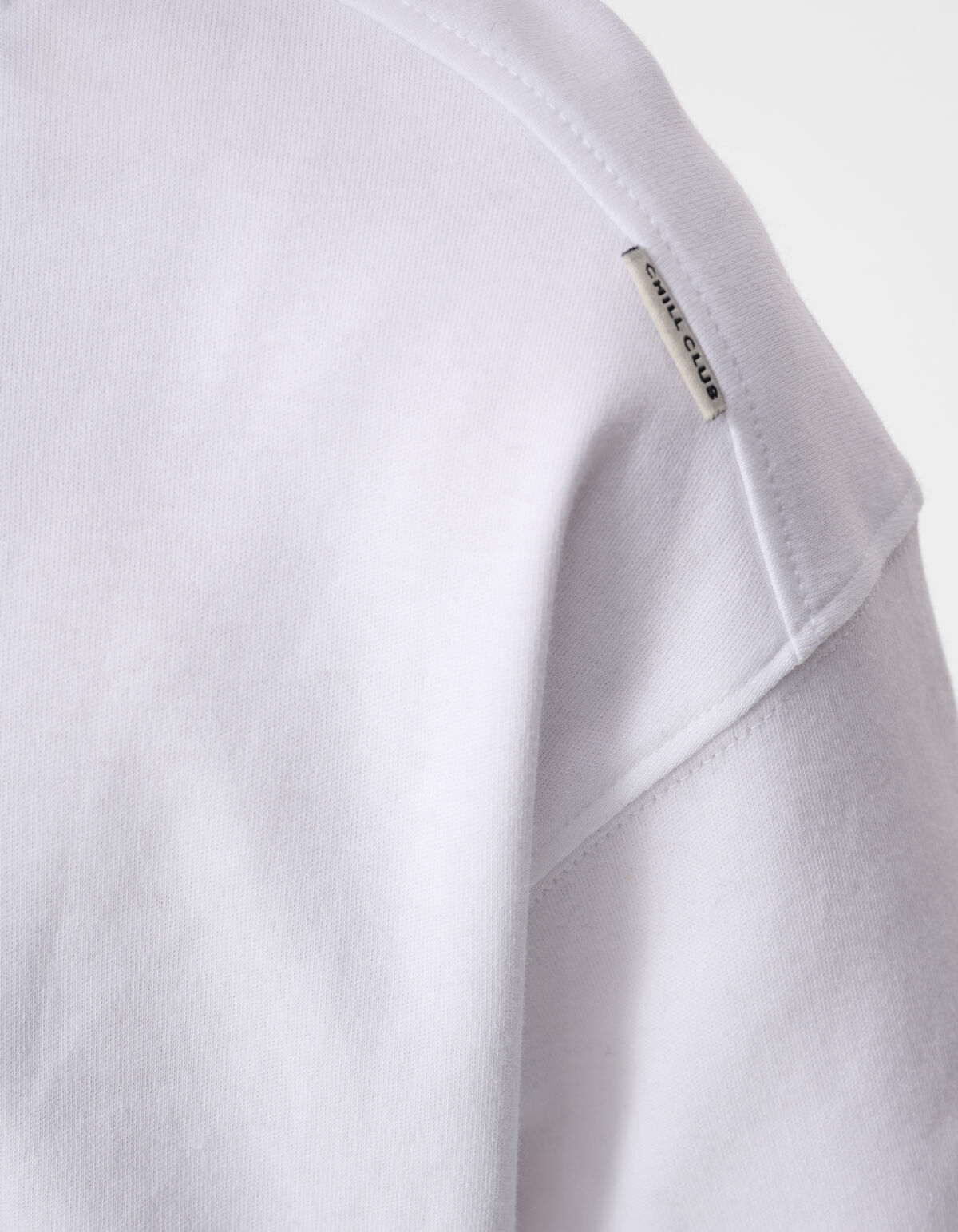 Basis Label T-shirt Wit SHOEBY BOYS