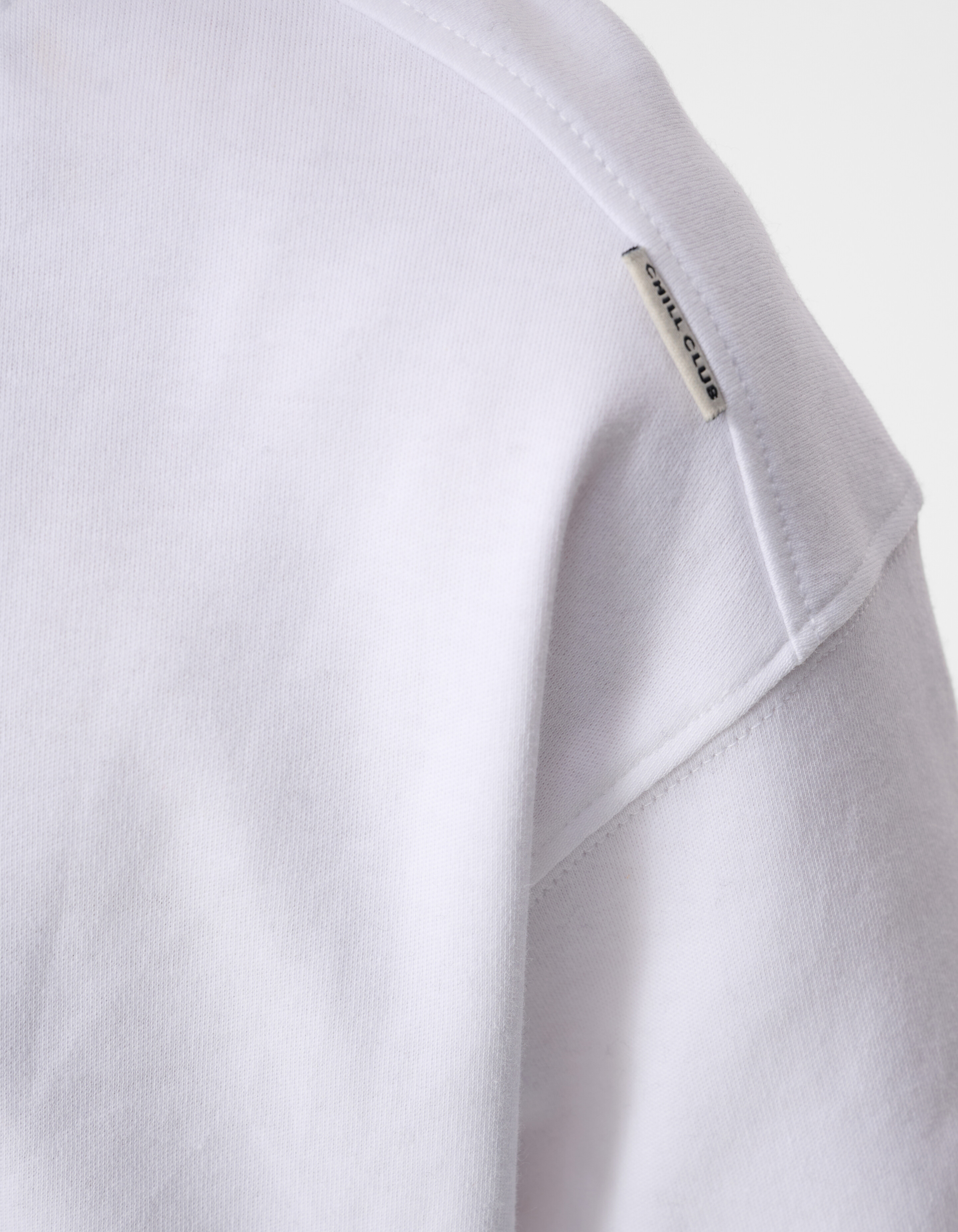 Basis Label T-shirt Wit SHOEBY BOYS