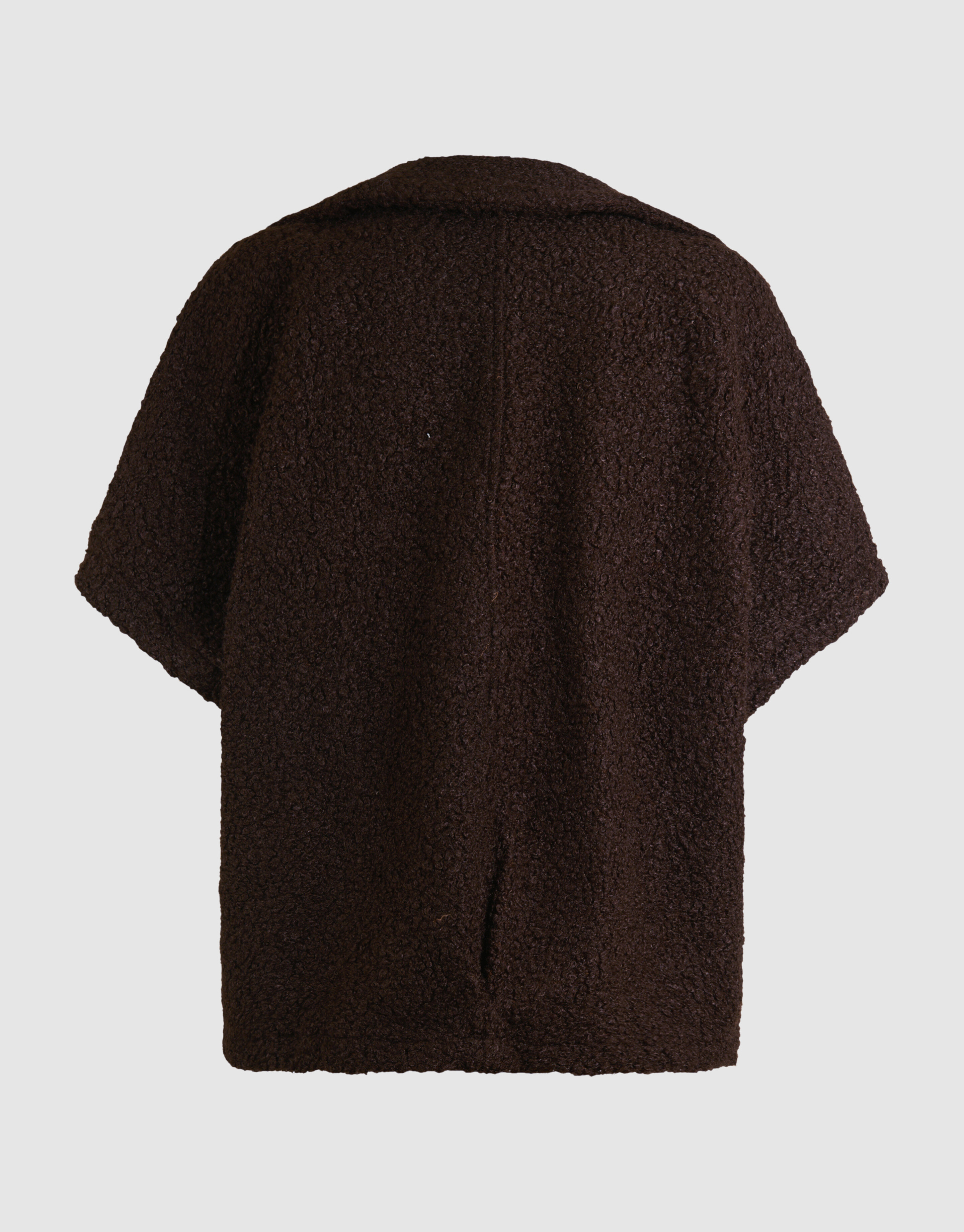 Oversize Teddyweste Dunkelbraun SHOEBY WOMEN