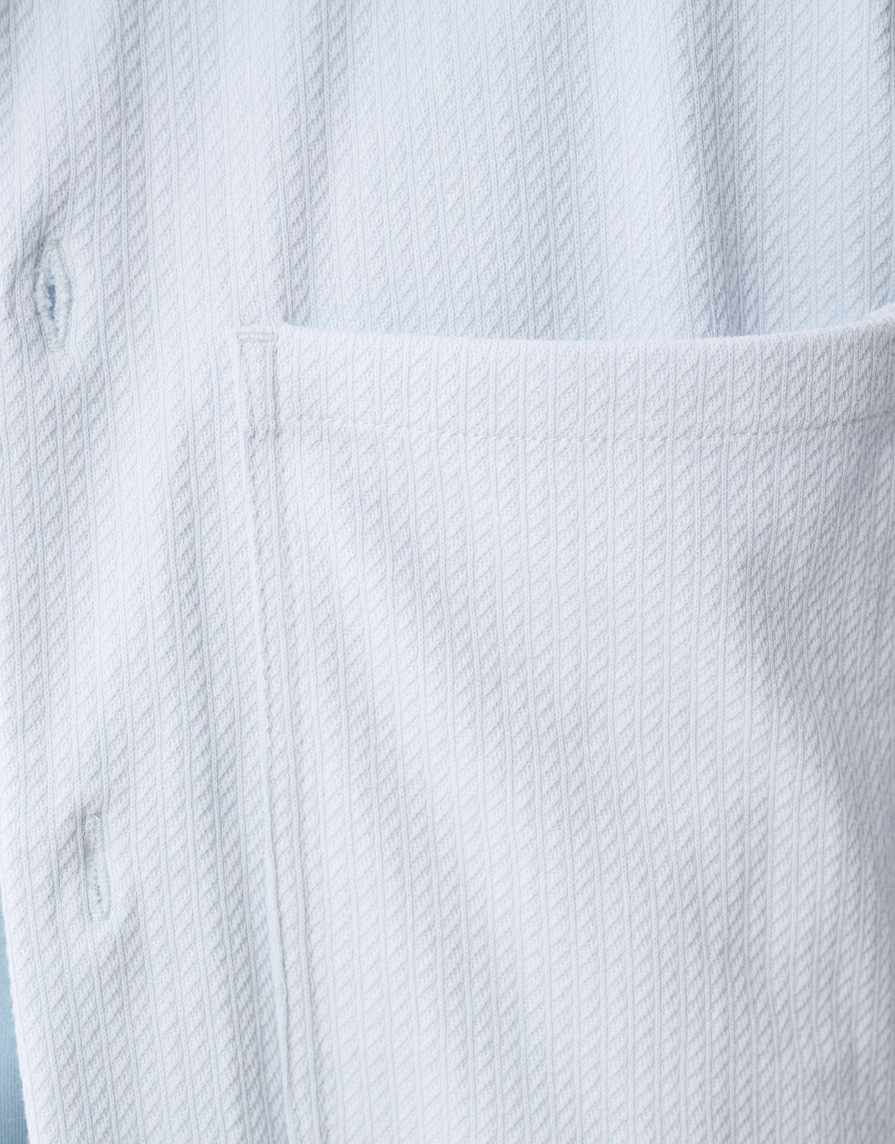 Strukturiertes Overshirt Hellblau SHOEBY MEN