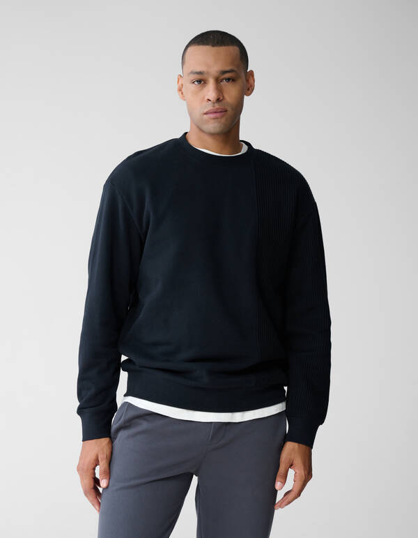 Mixed Sweater Schwarz SHOEBY MEN