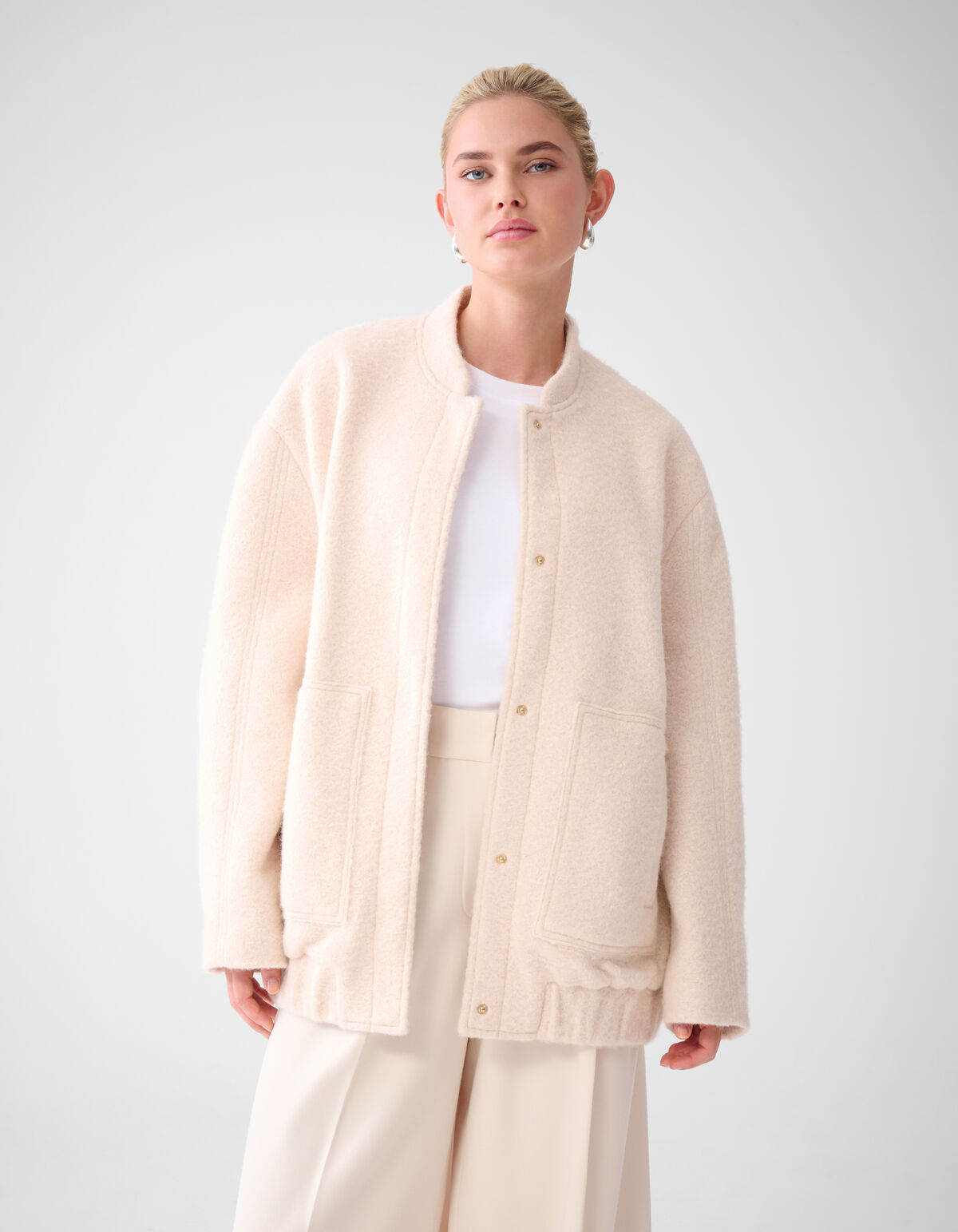 Teddy Bomber Off-white SHOEBY WOMEN