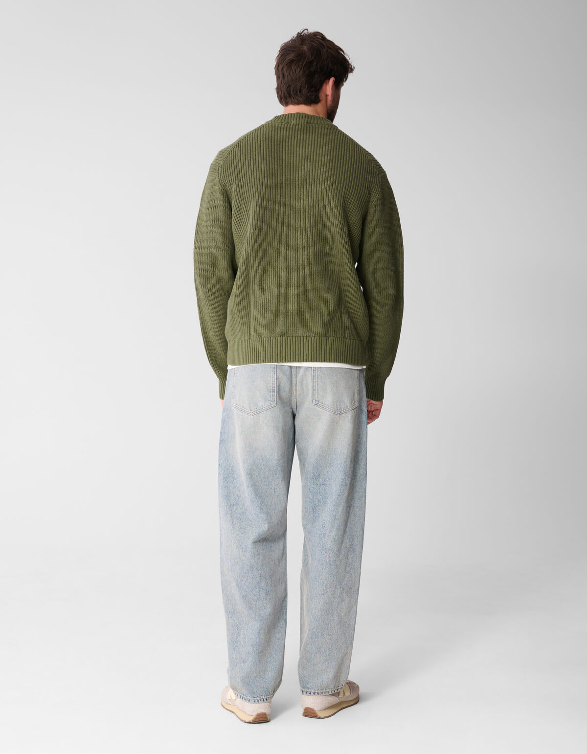 Strickjacke Khaki SHOEBY MEN