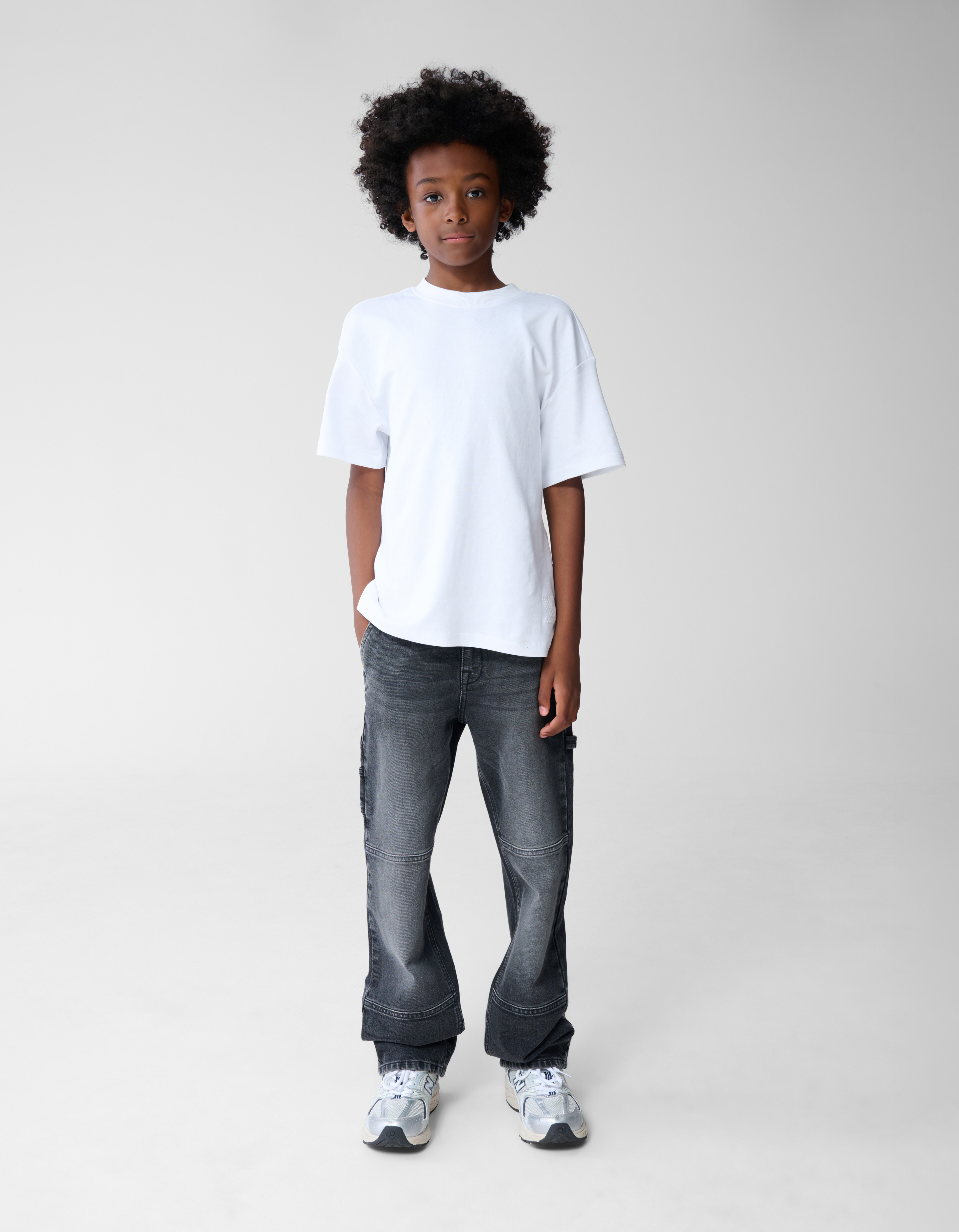 Carpenter Straight Fit Jeans Dunkelgrau SHOEBY BOYS