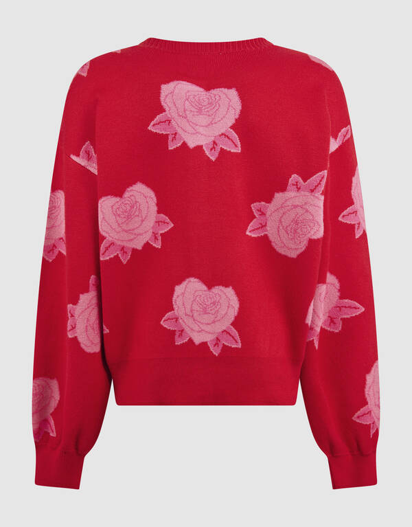 Rose Strickweste Rot SHOEBY GIRLS