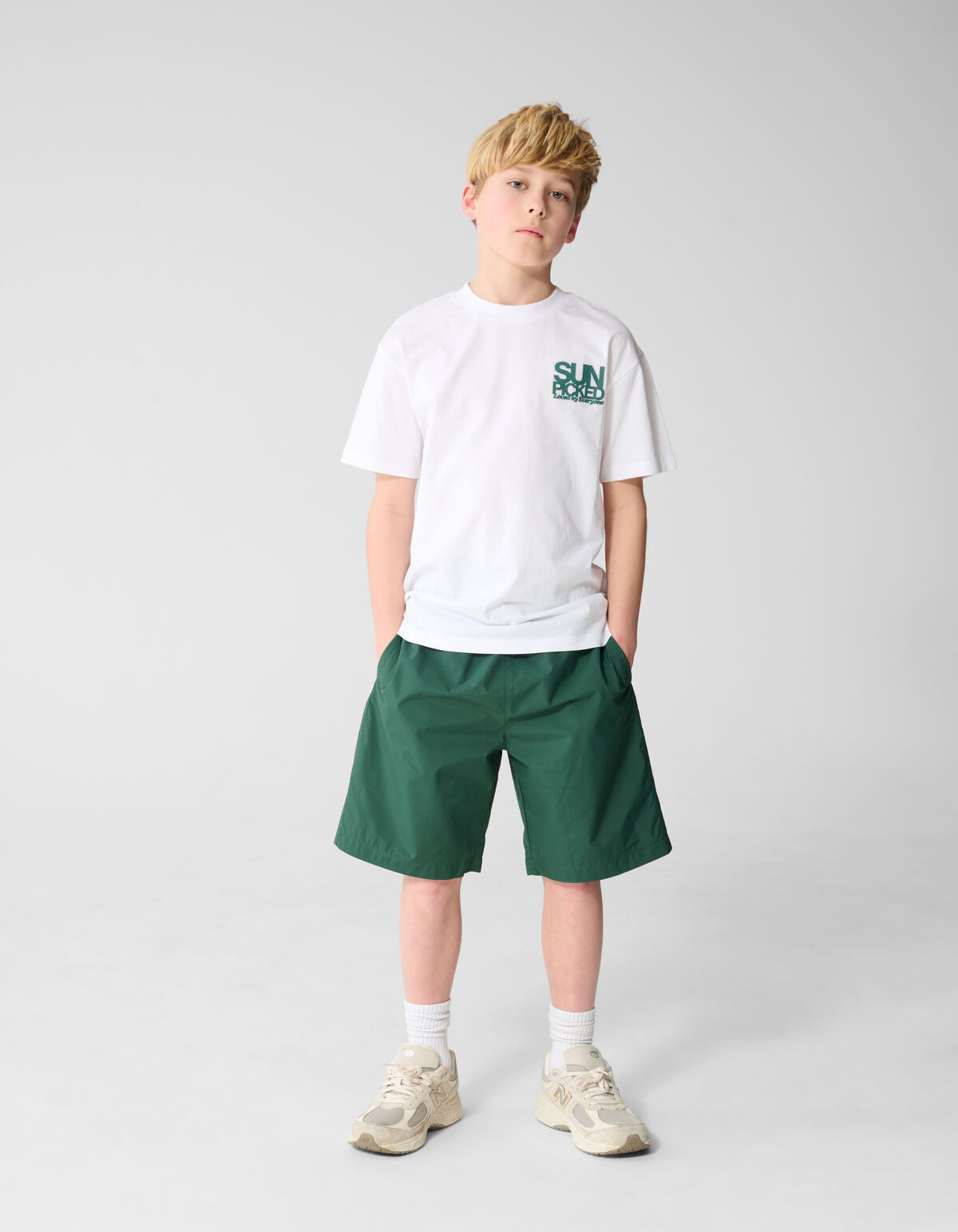 Sunpicked Artwork T-Shirt Wei&szlig; SHOEBY BOYS