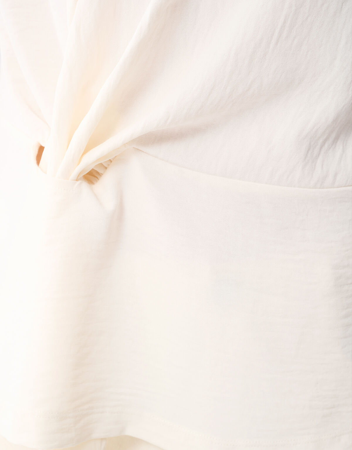Twist-Top mit Knopfleiste Off White SHOEBY WOMEN