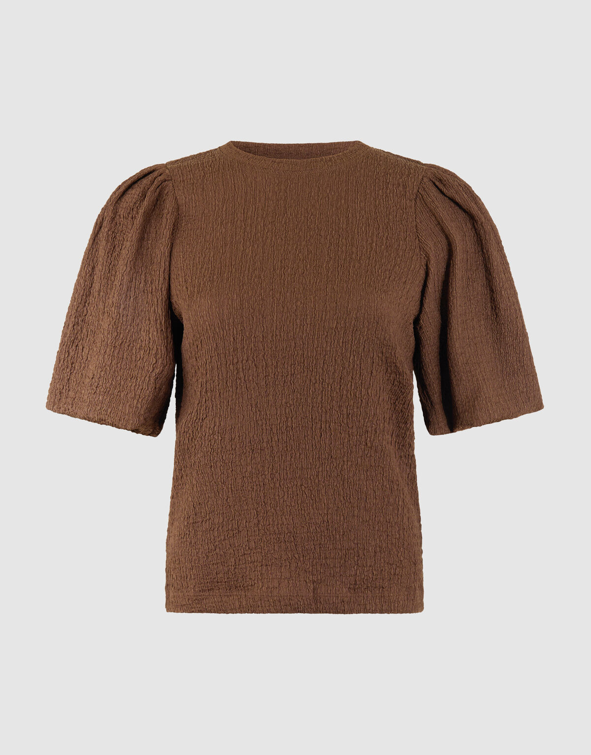 Knitter-Top Ballon Braun SHOEBY WOMEN