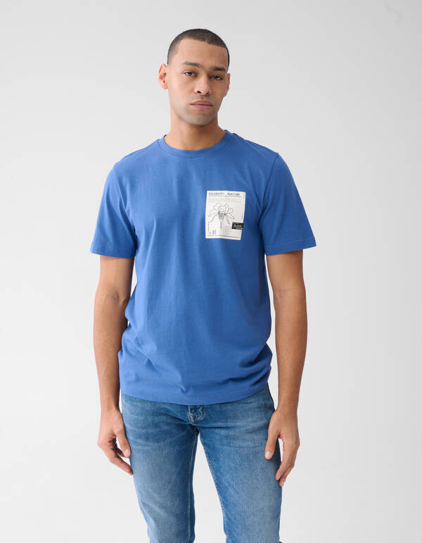 Kunstwerk T-shirt Blau SHOEBY MEN
