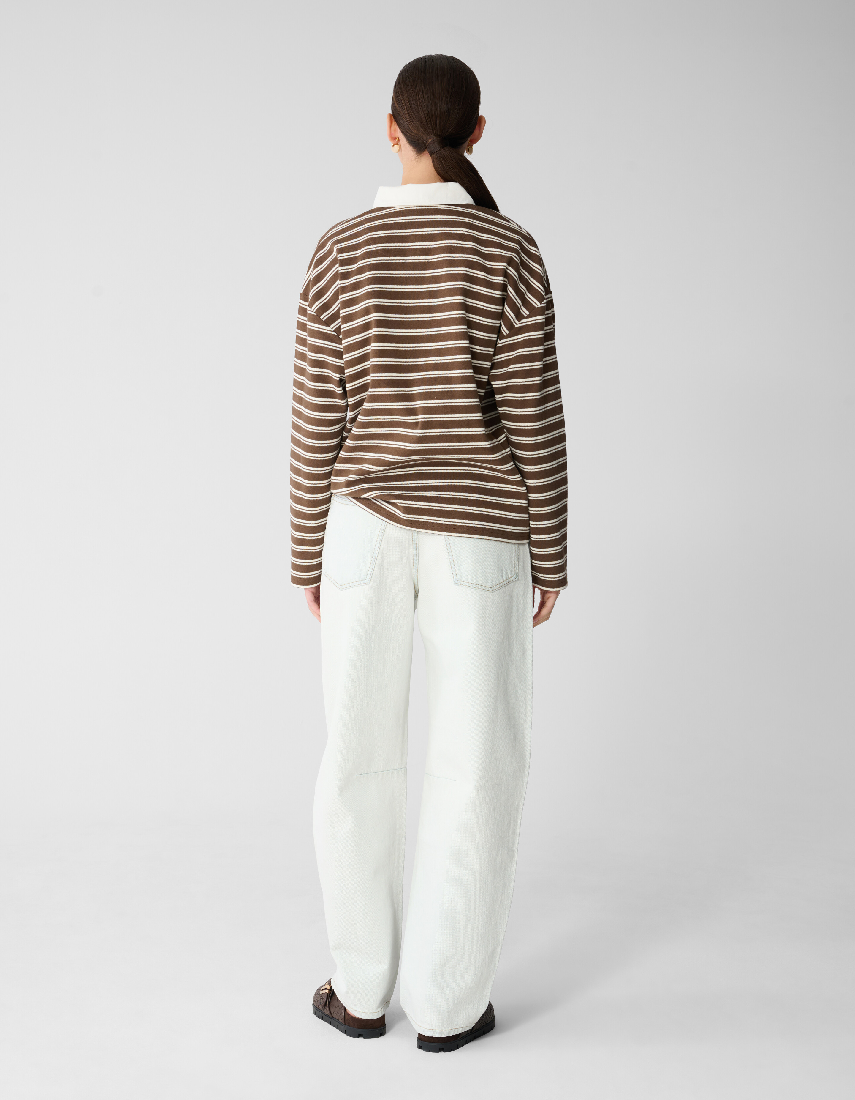 Fancy Button Barrel Fit Jeans Gebleicht SHOEBY WOMEN