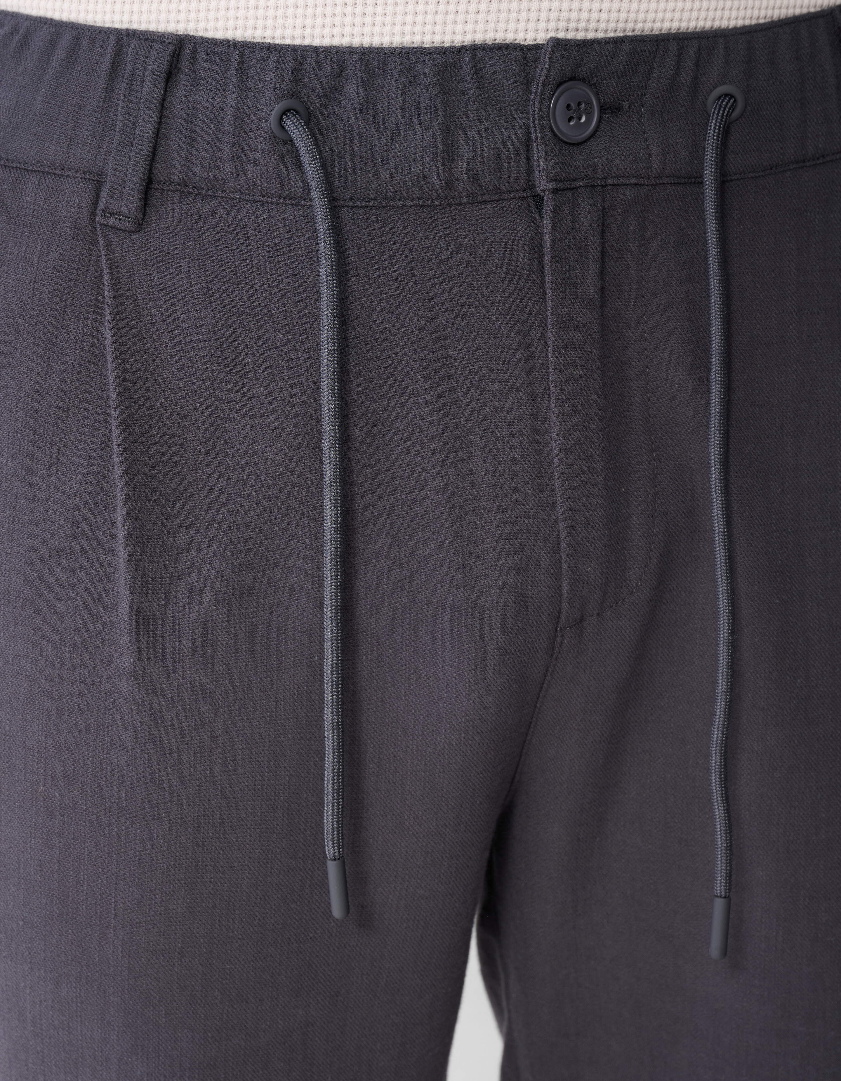 Struktur Regular Fit Hose Dunkelgrau SHOEBY MEN