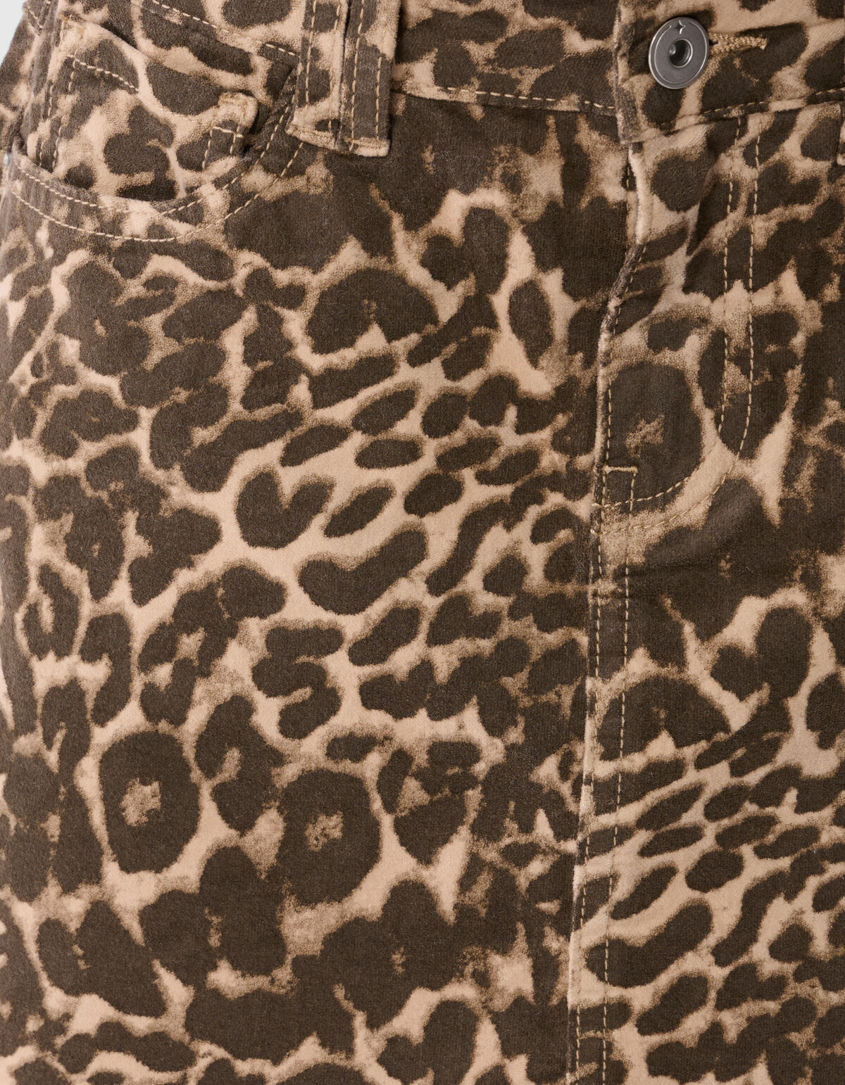 Velvet Leopard Mini Rock Braun SHOEBY GIRLS