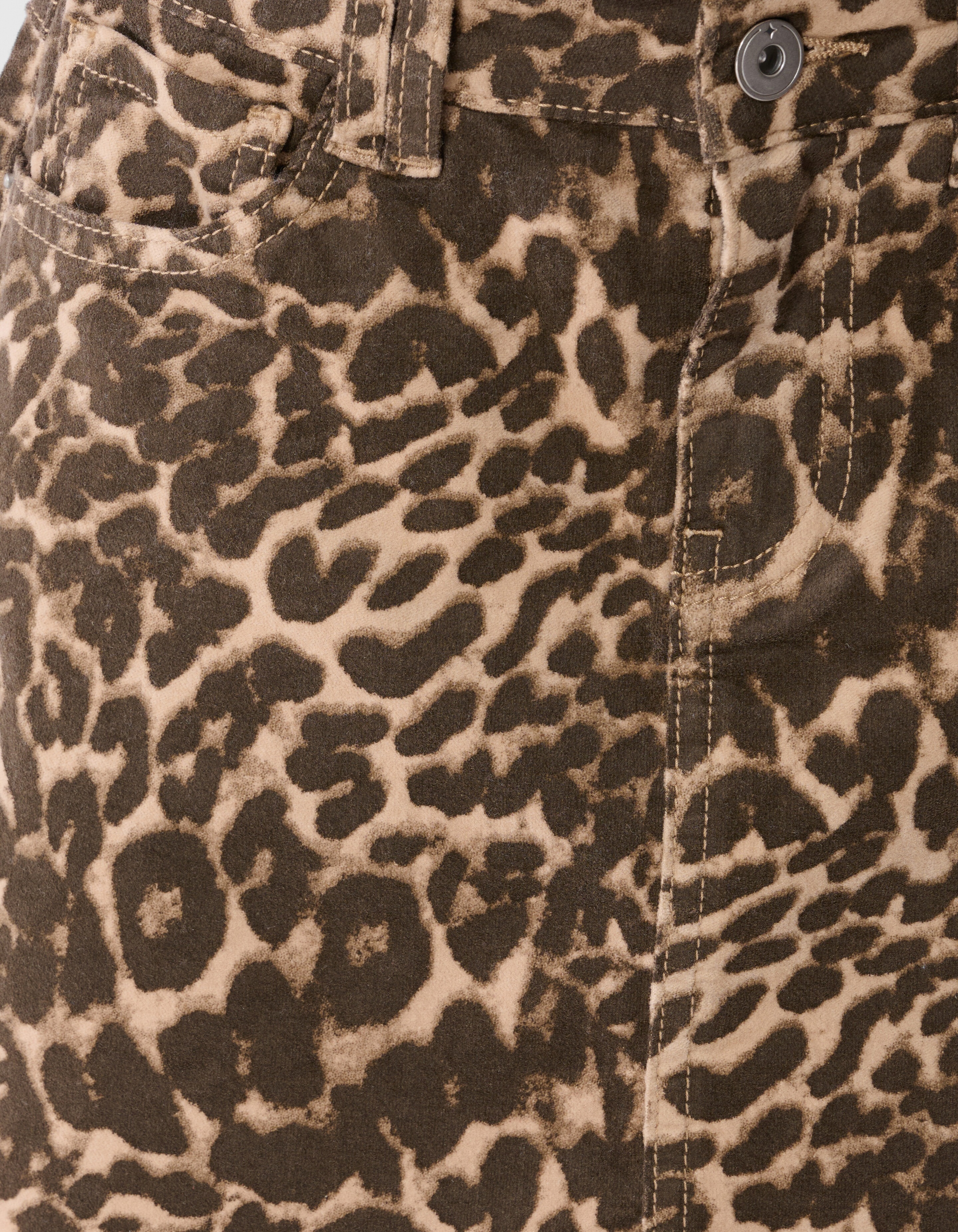 Velvet Leopard Mini Rock Braun SHOEBY GIRLS