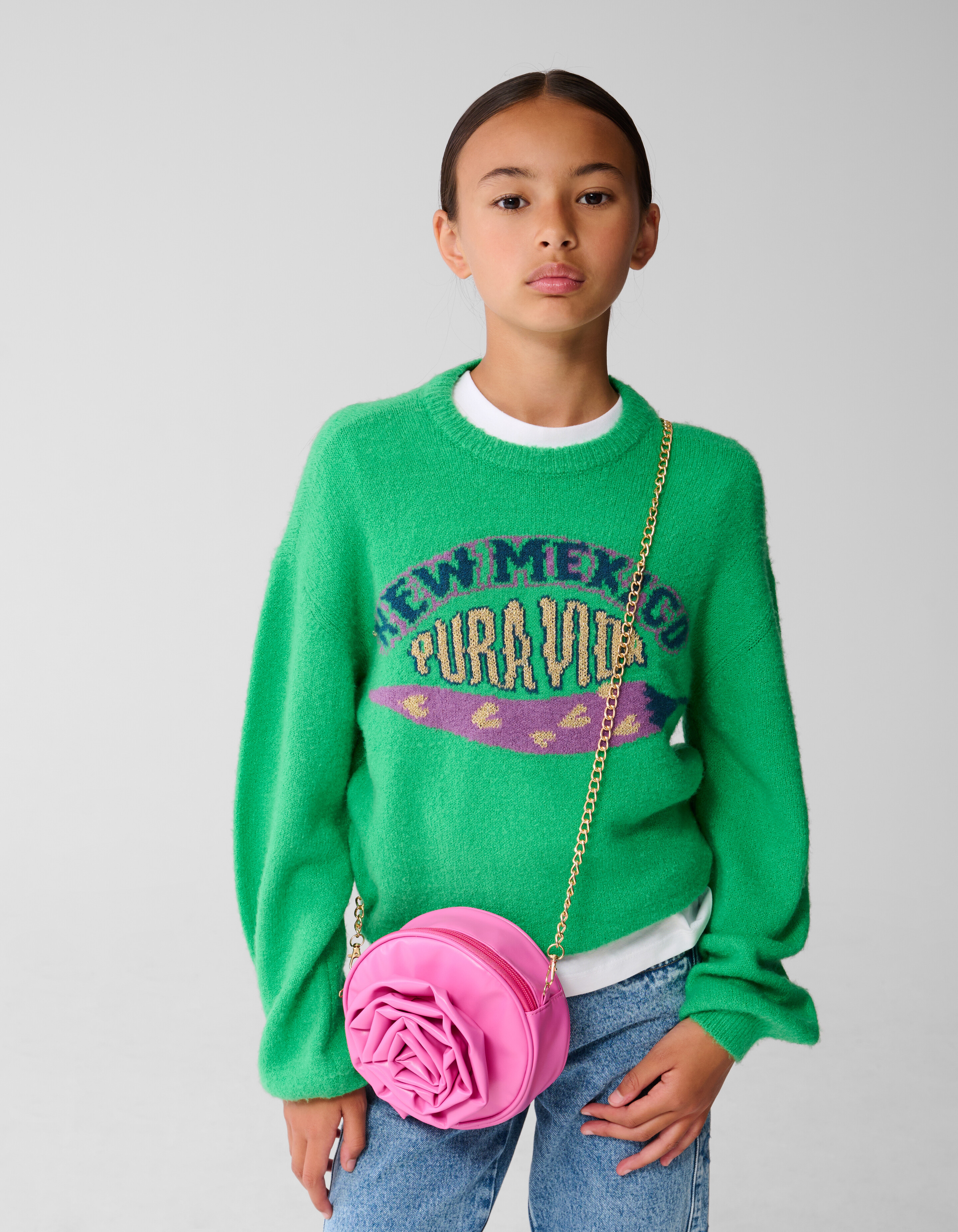 Pura Vida Artwork Pullover Grün SHOEBY GIRLS