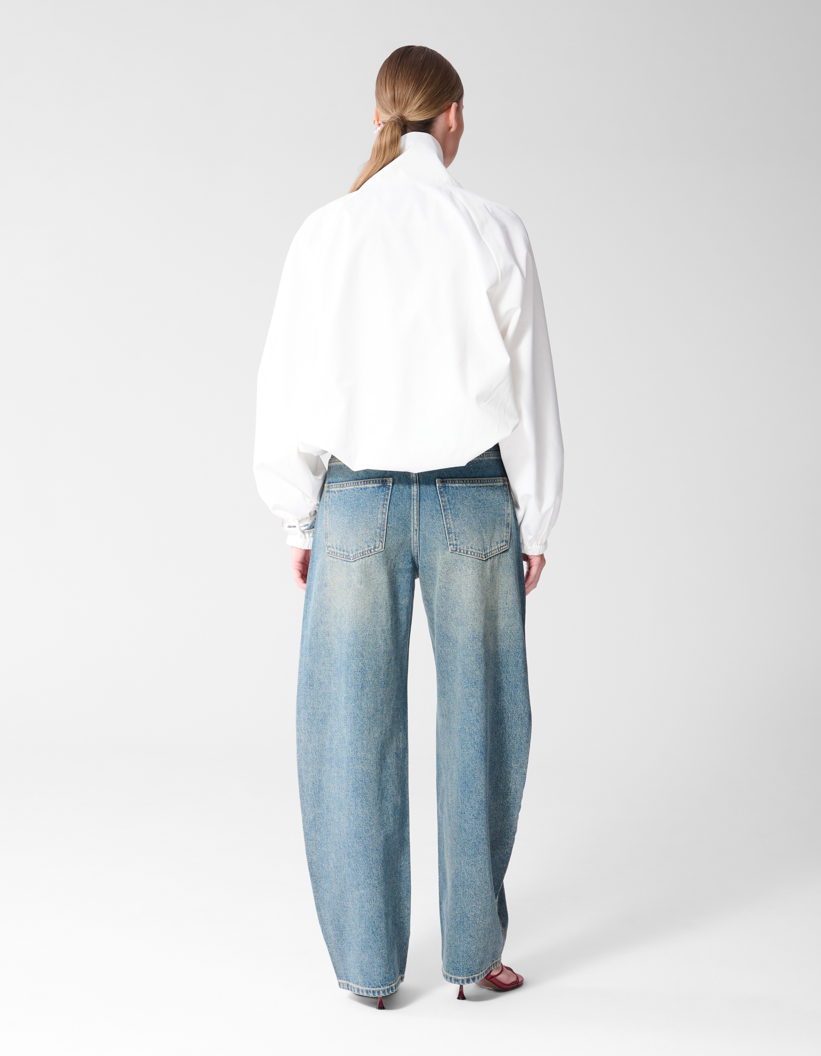 Baggy-Fit-Jeans mit Farbton Dunkelblau SHOEBY WOMEN