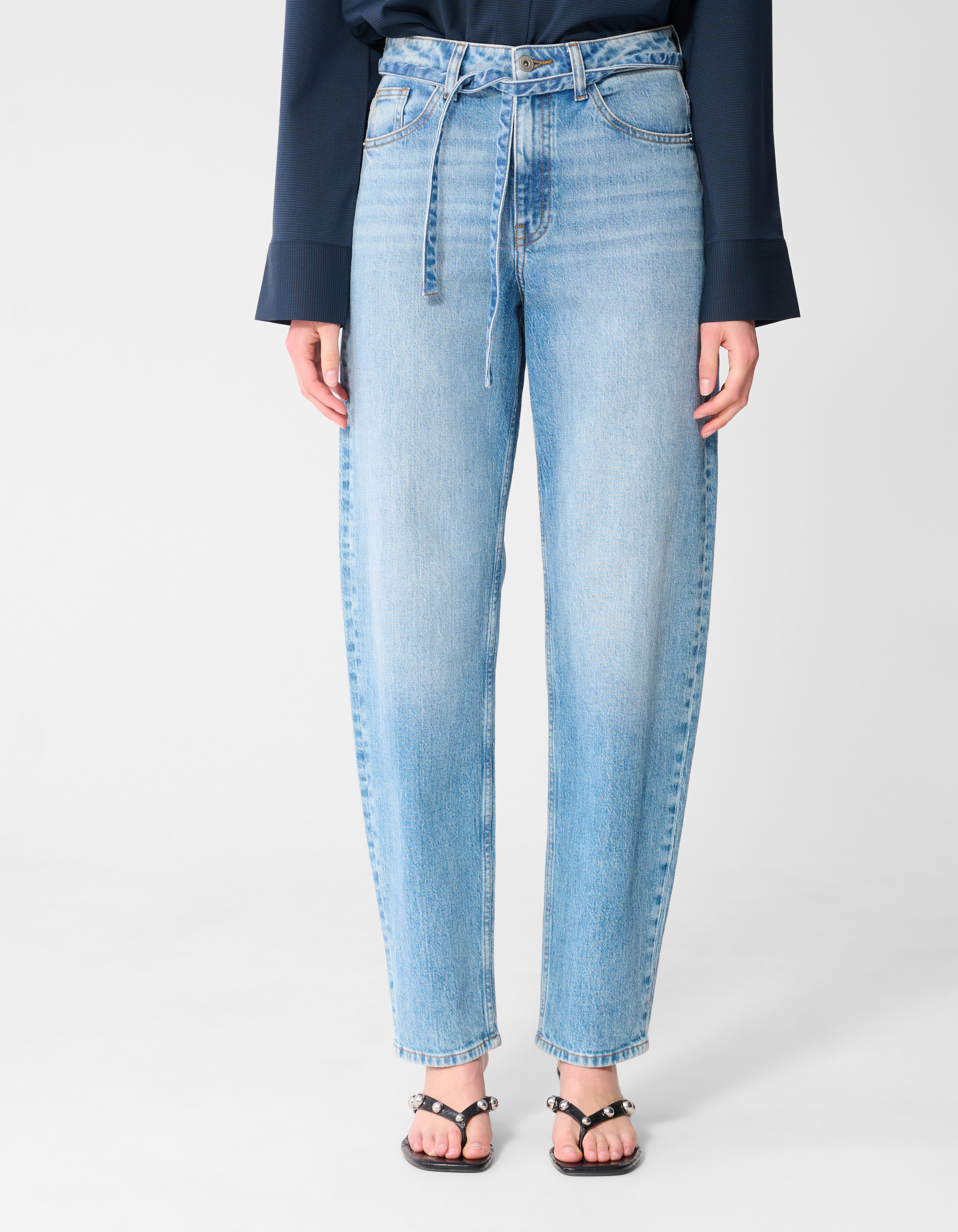 Balloon Fit Jeans Dunkelblau SHOEBY WOMEN