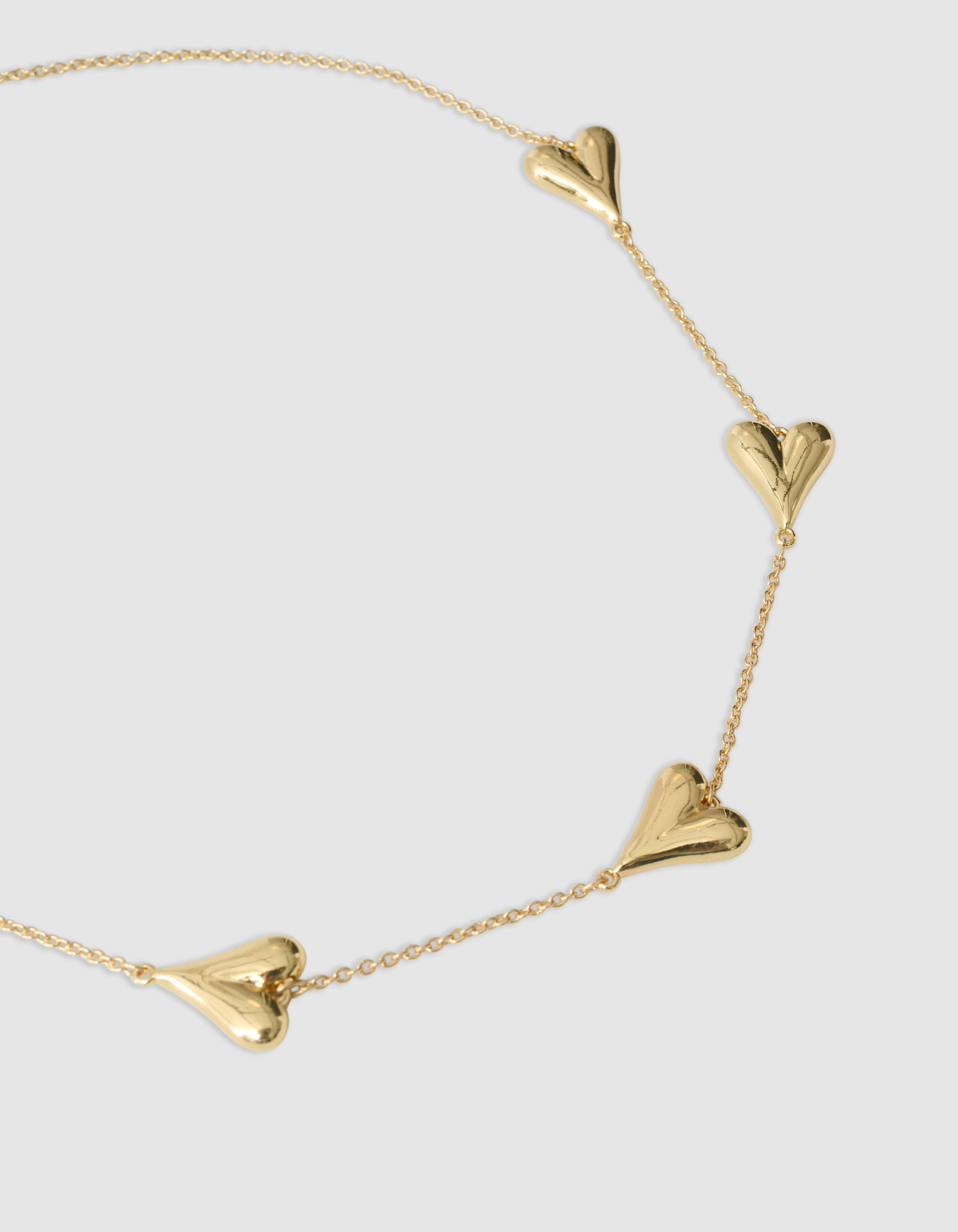 Herz Kette Gold SHOEBY ACCESSOIRES