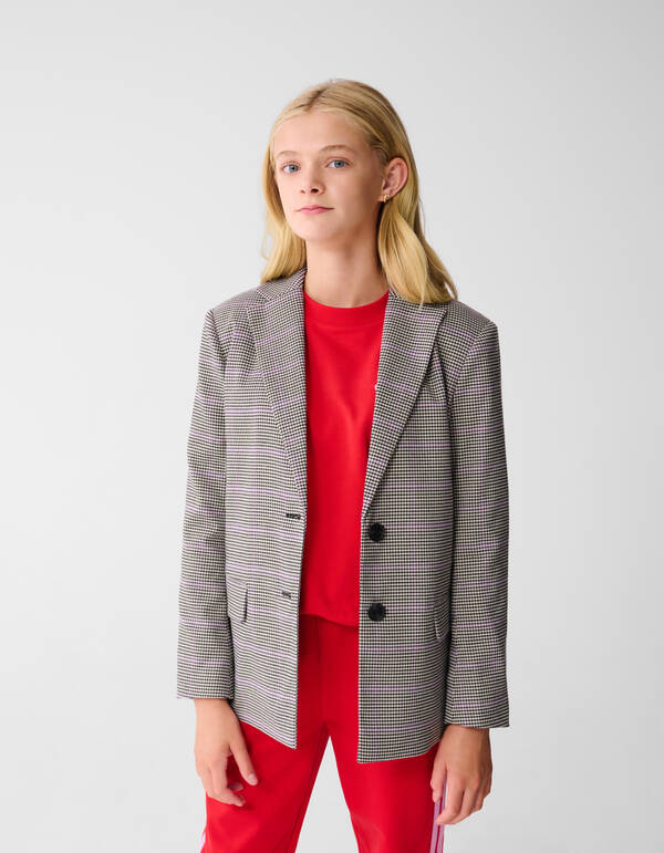 Fenster Artwork Blazer Hellbraun SHOEBY GIRLS