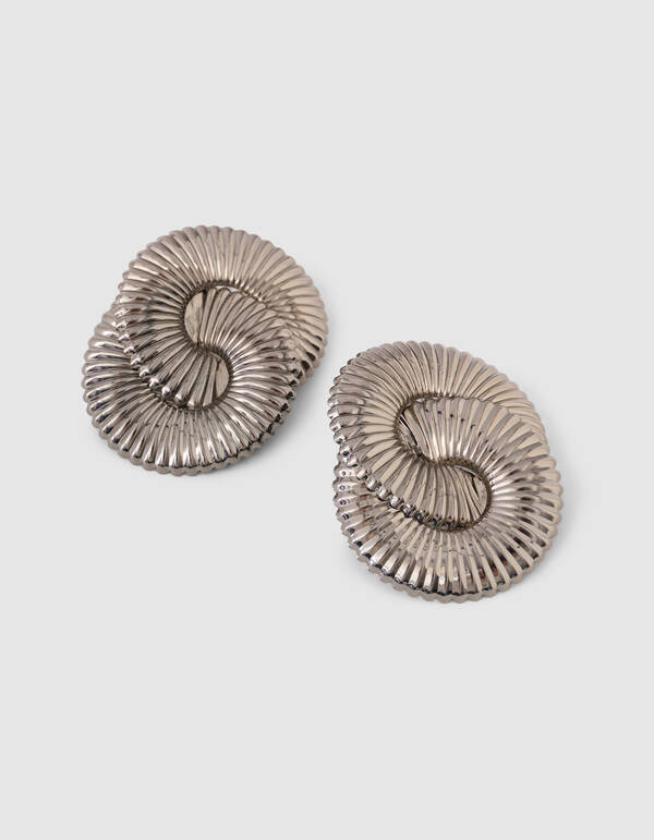 Spiralohrringe Schwarz SHOEBY ACCESSOIRES