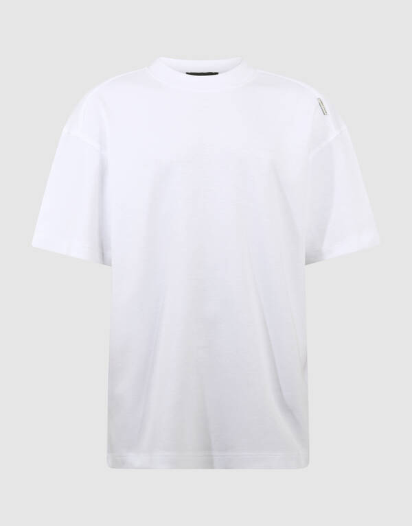 Basis Label T-shirt Wit SHOEBY BOYS