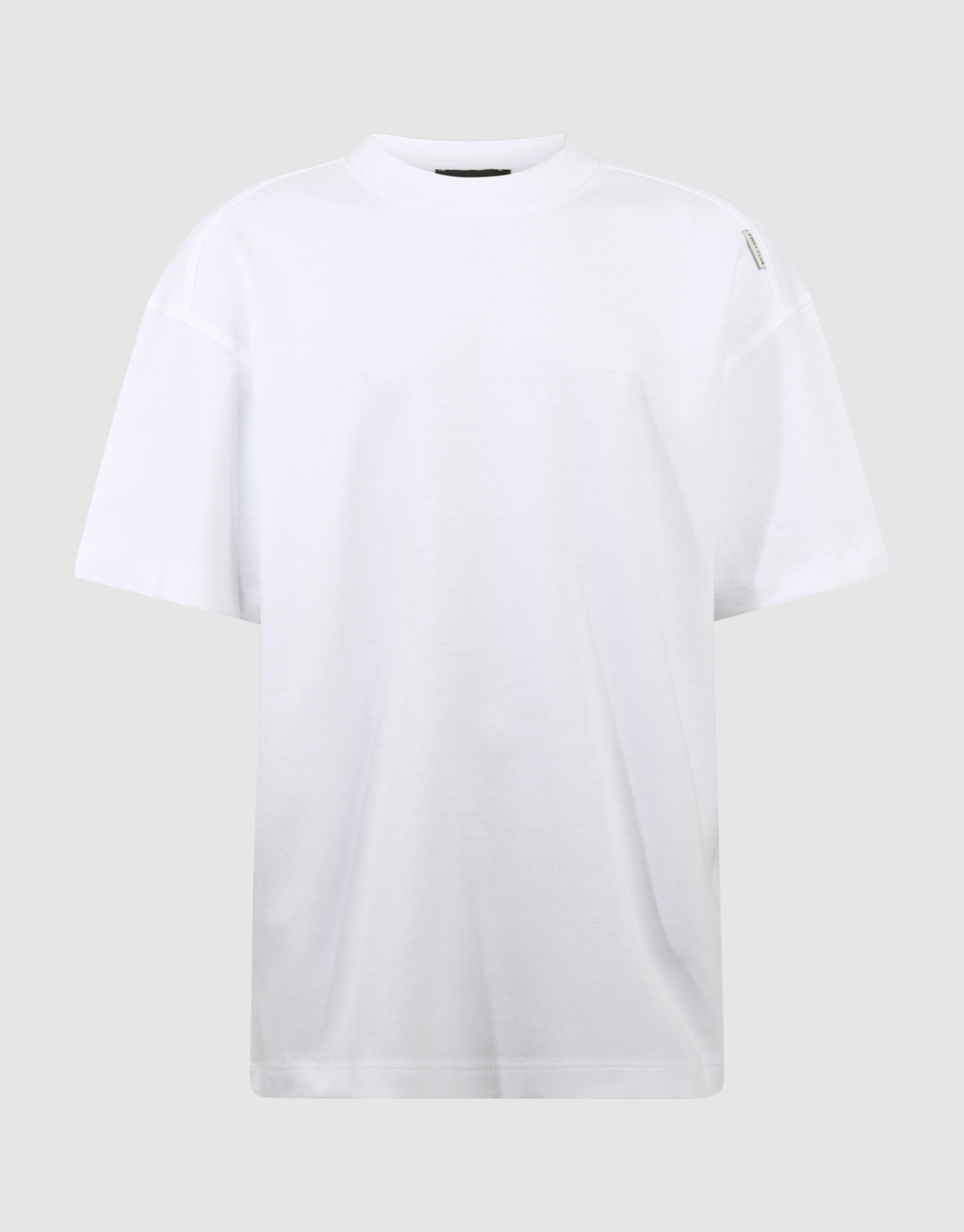 Basis Label T-shirt Wit SHOEBY BOYS