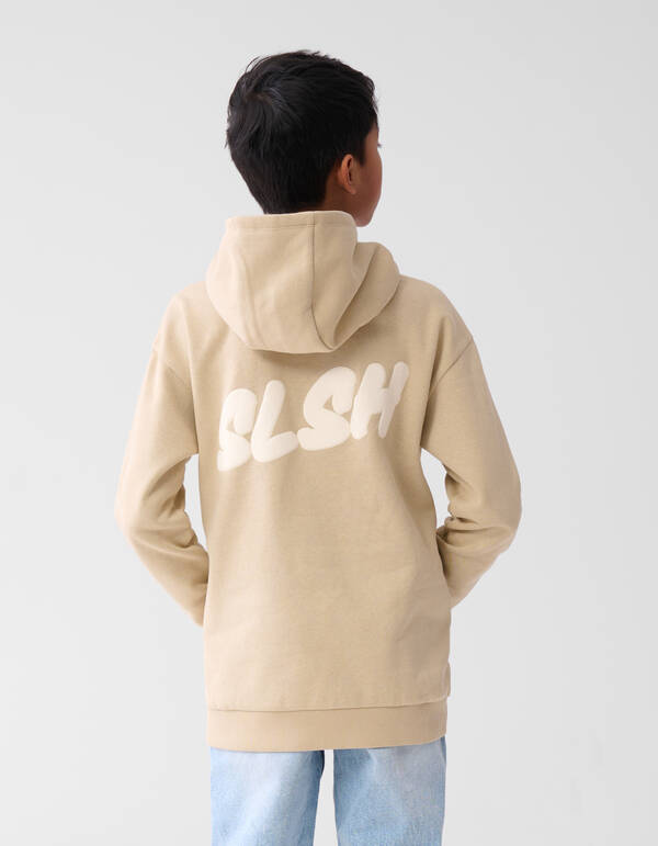 Basic Text Hoodie Sand SHOEBY BOYS